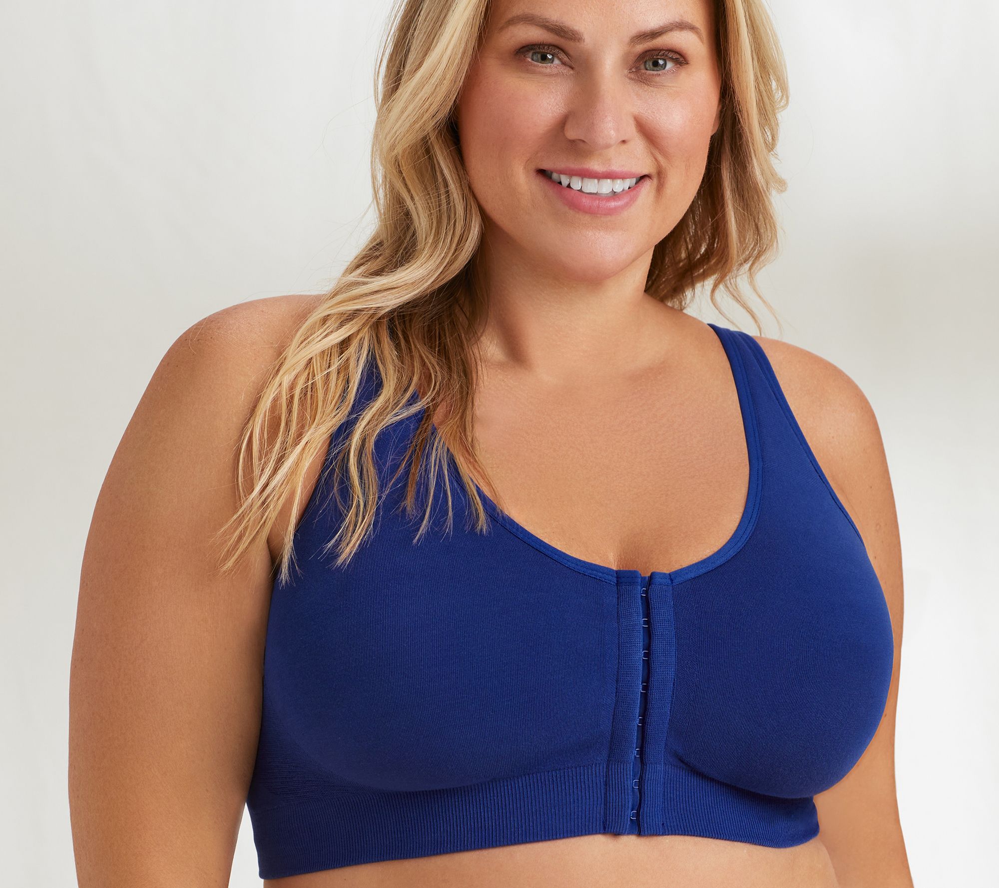 Cuddl Duds Intimates Modal Seamless Front Hook Wirefree Bra 2436