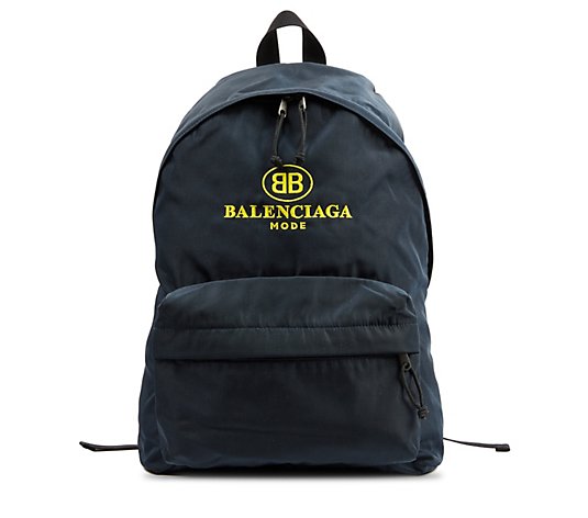 Pre-Owned Balenciaga Mode Nylon Backpack Black