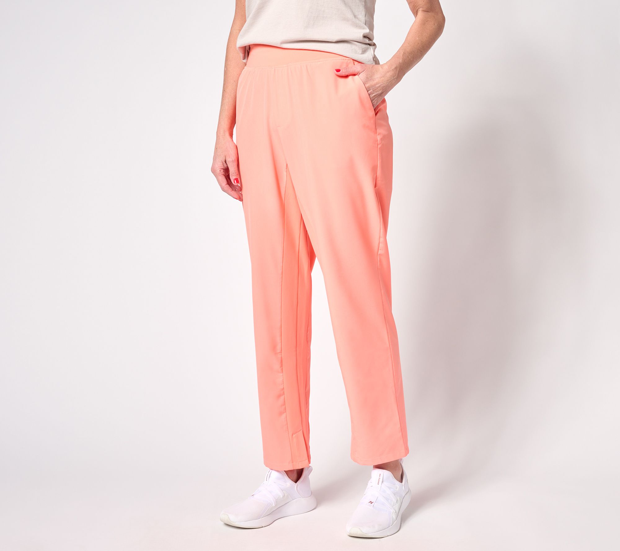 zuda Petite Stretch Woven Travel Pant