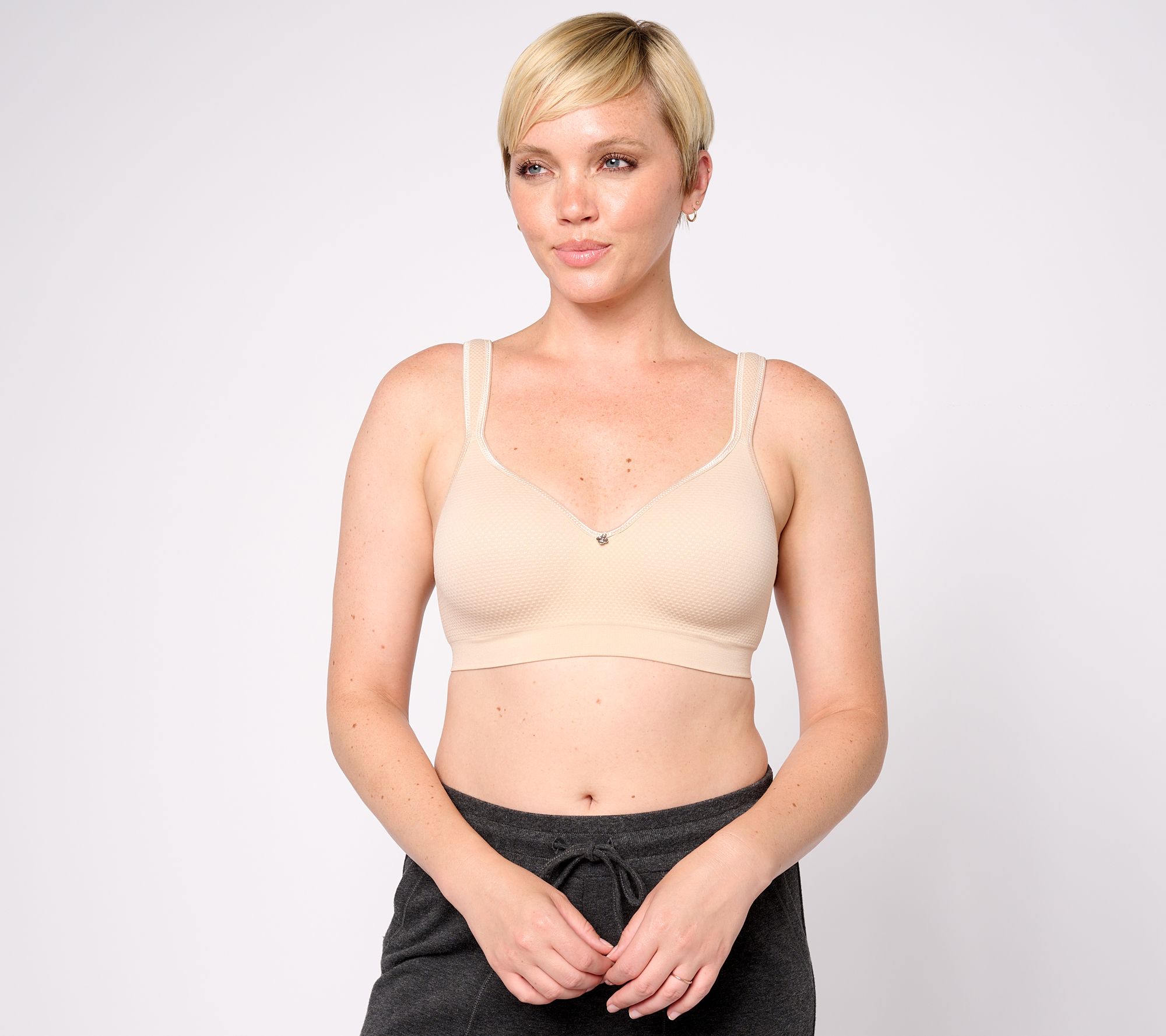 "As Is" Breezies Air Effects Breathable WF Tshirt Bra