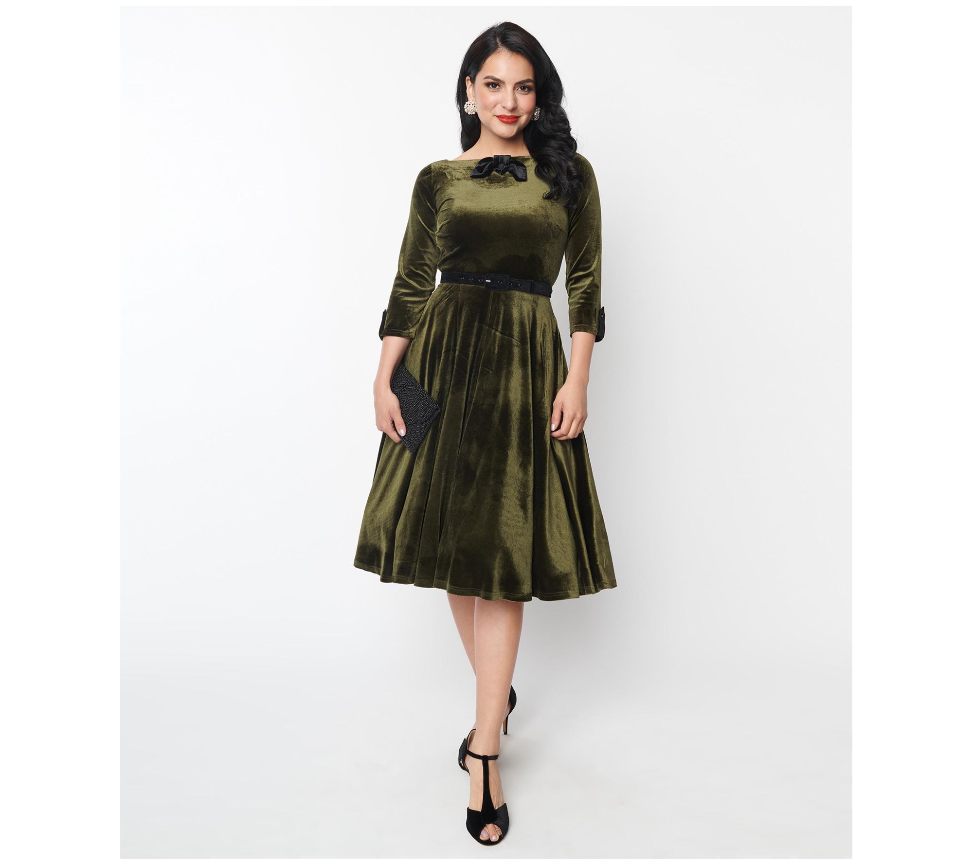 Unique Vintage - Green - Fashion - QVC.com