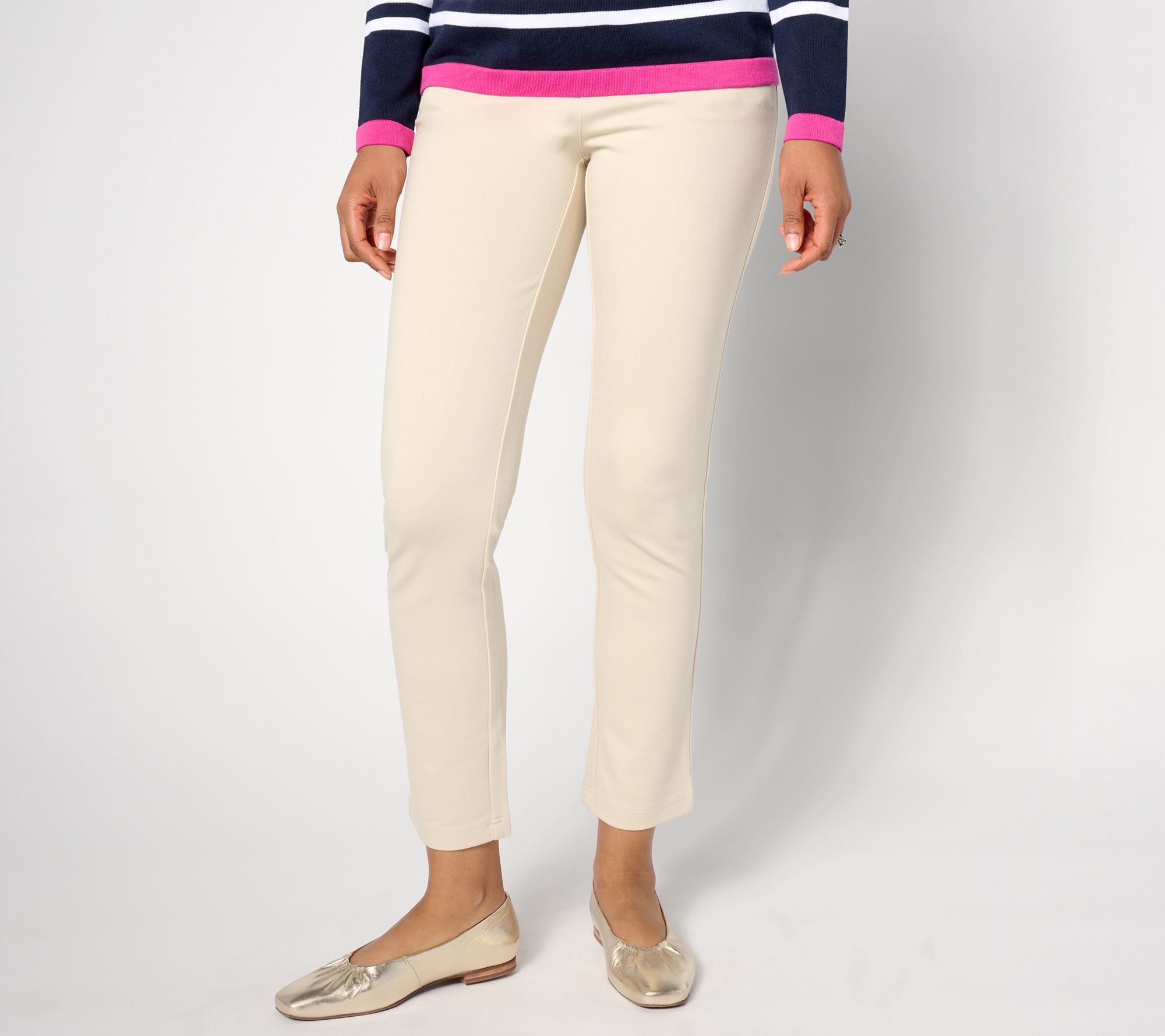 Belle by Kim Gravel Dressed to Impress Ponte Pant, Tall