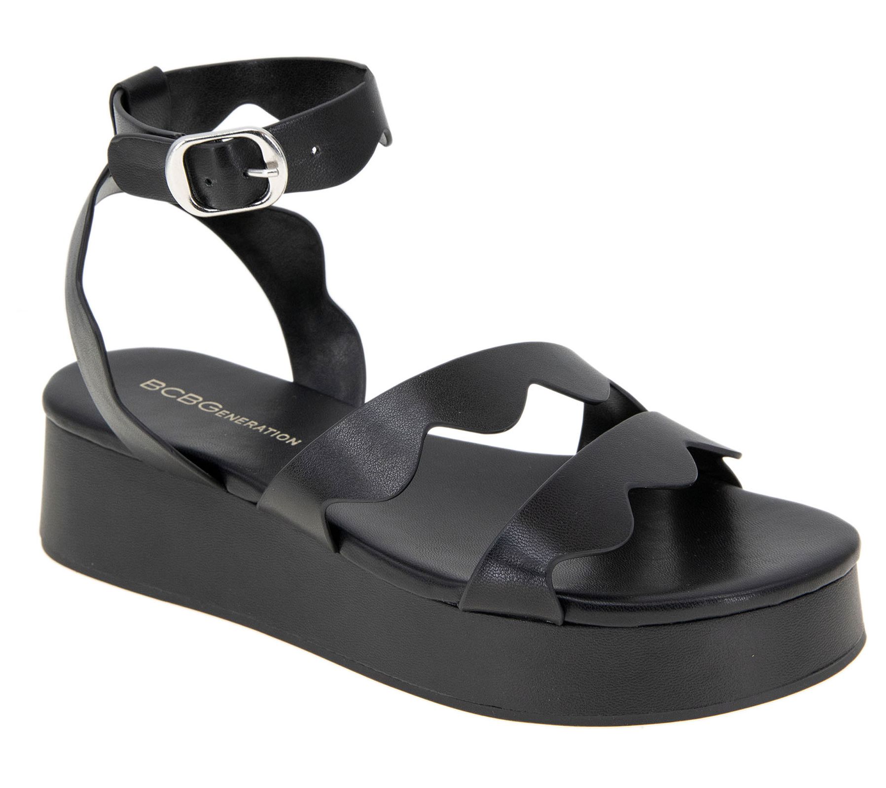 BCBGeneration Platform Ankle-Strap Sandal - Faye