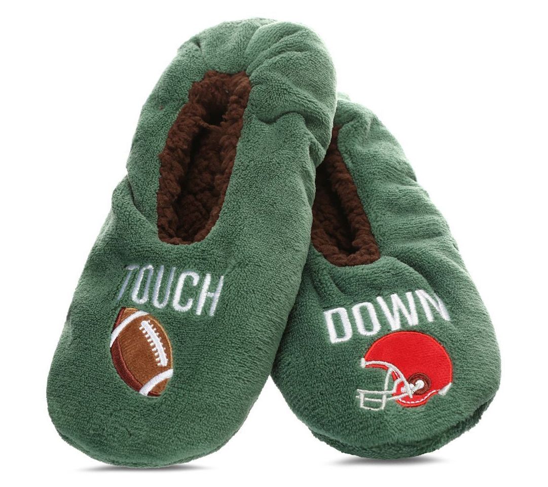 MeMoi Men's Sherpa Lined Conversational Slippers