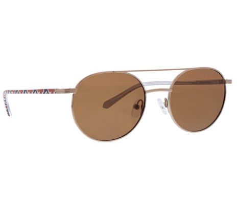 Vera Bradley Salinas Round Metal Polarized Sunglasses