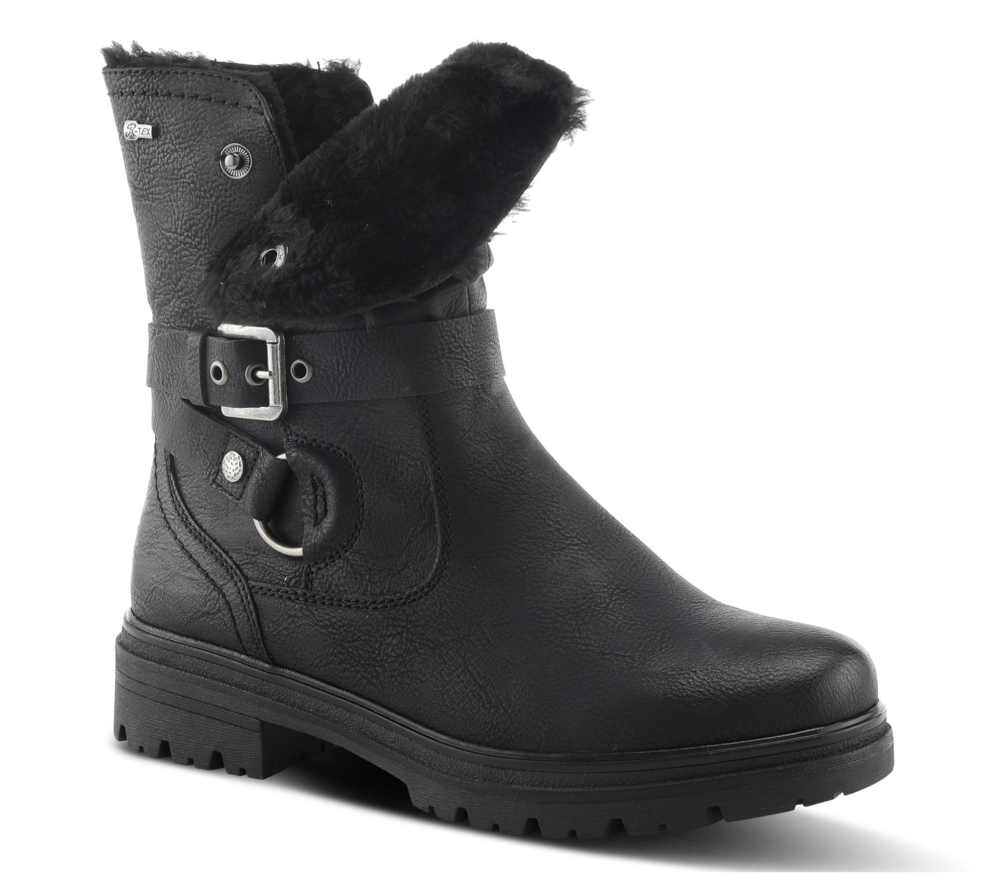 Spring Step Water Resistant Moto Boots - Francala