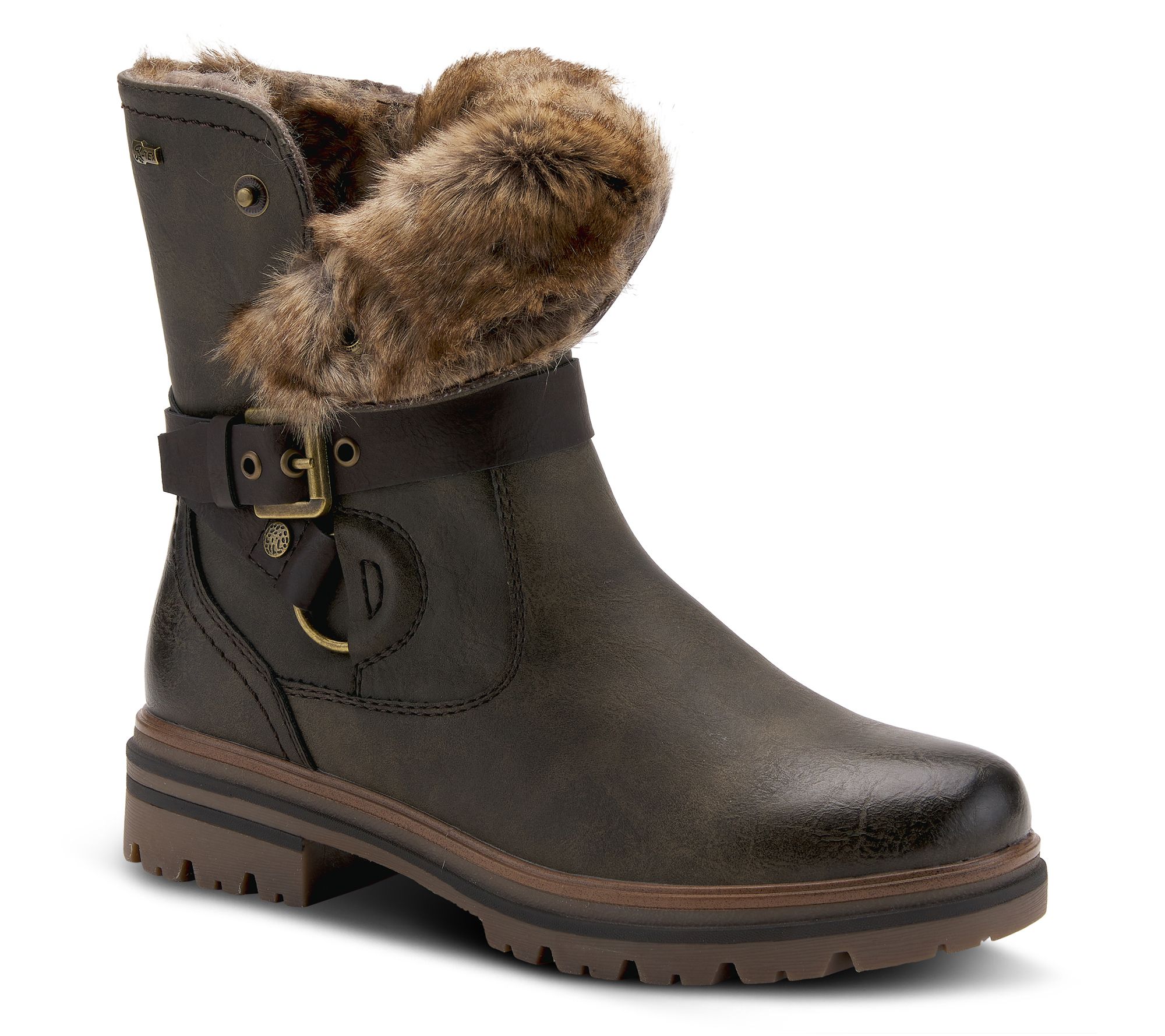 Spring Step Water Resistant Moto Boots - Francala