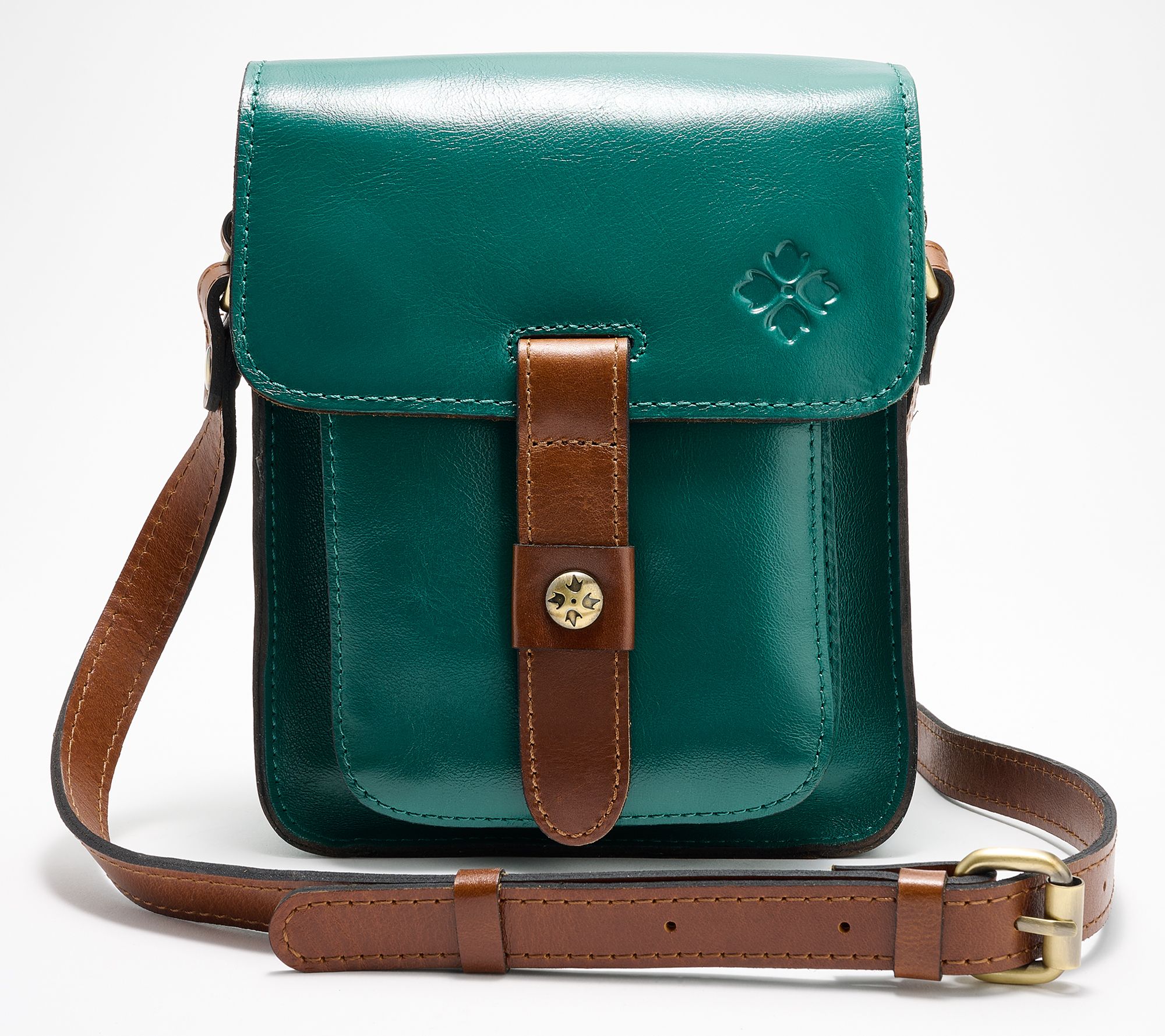 Patricia Nash Leather Lari Flap Crossbody