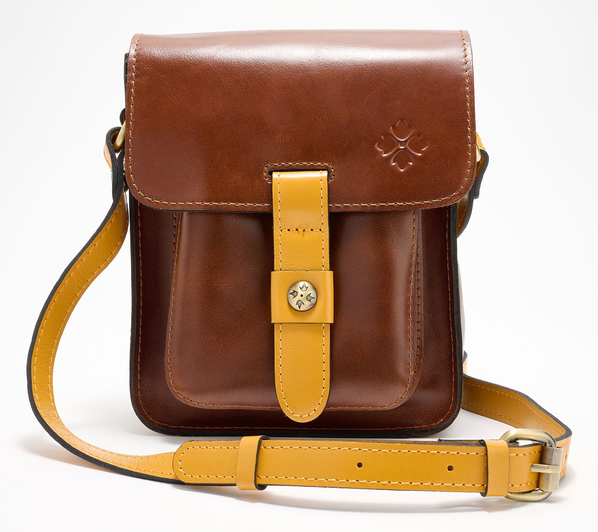 Patricia Nash Leather Lari Flap Crossbody