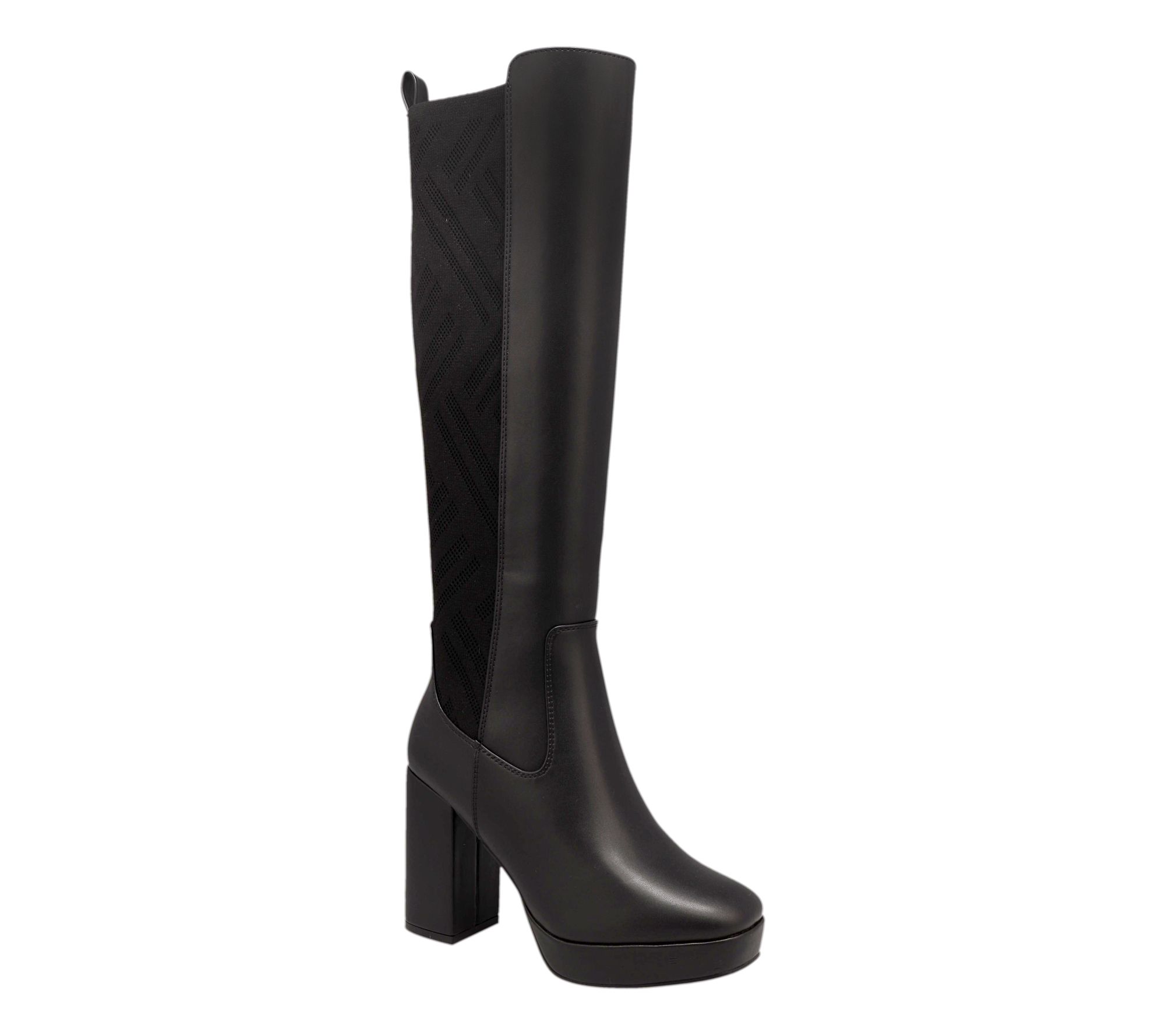 MIA Shoes Block Heel Platform Tall Boots - Elis enda