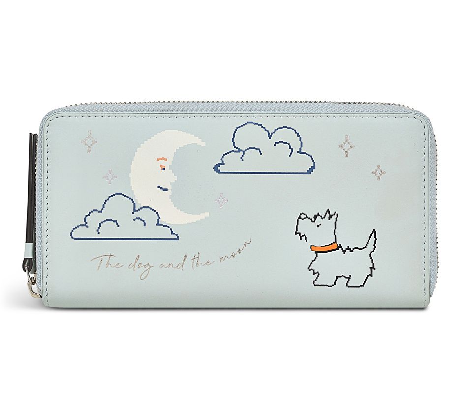 Radley ドッグ＆ザ・ムーン ジップアラウンド ウォレット RADLEY London Dog & the Moon Large Zip Around Leather Wallet