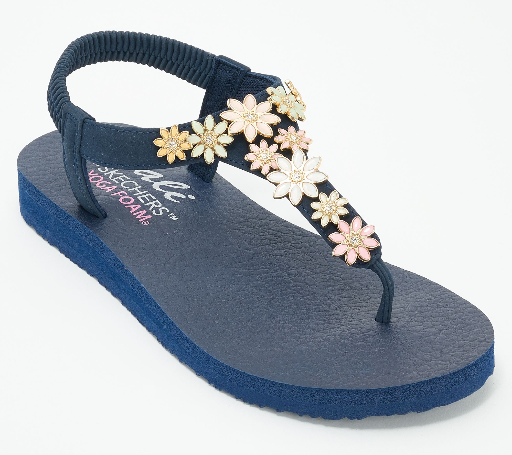 Skechers_Cali Meditation Embellished Thong Sandals -Happy Daisies