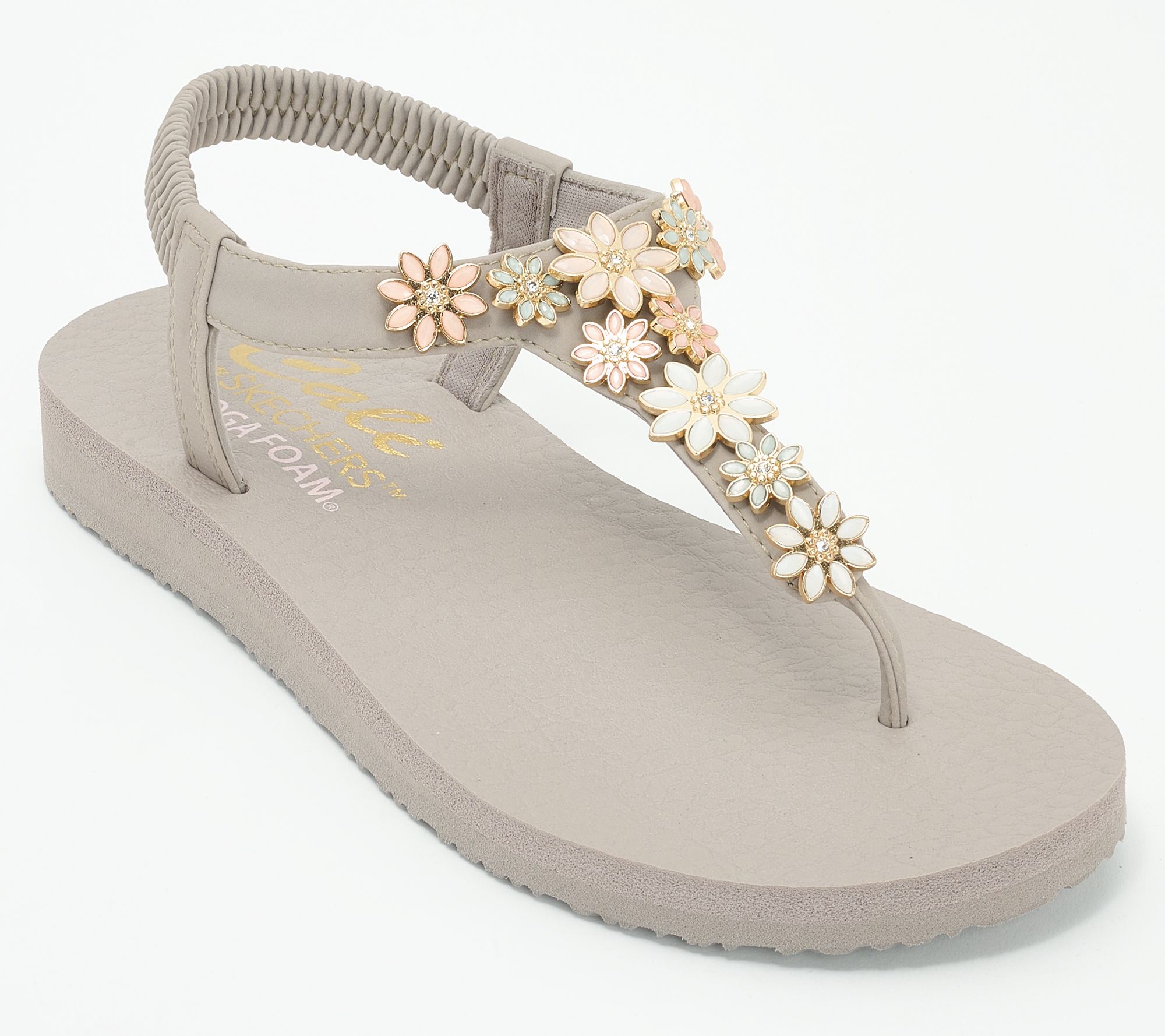 Skechers_Cali Meditation Embellished Thong Sandals -Happy Daisies