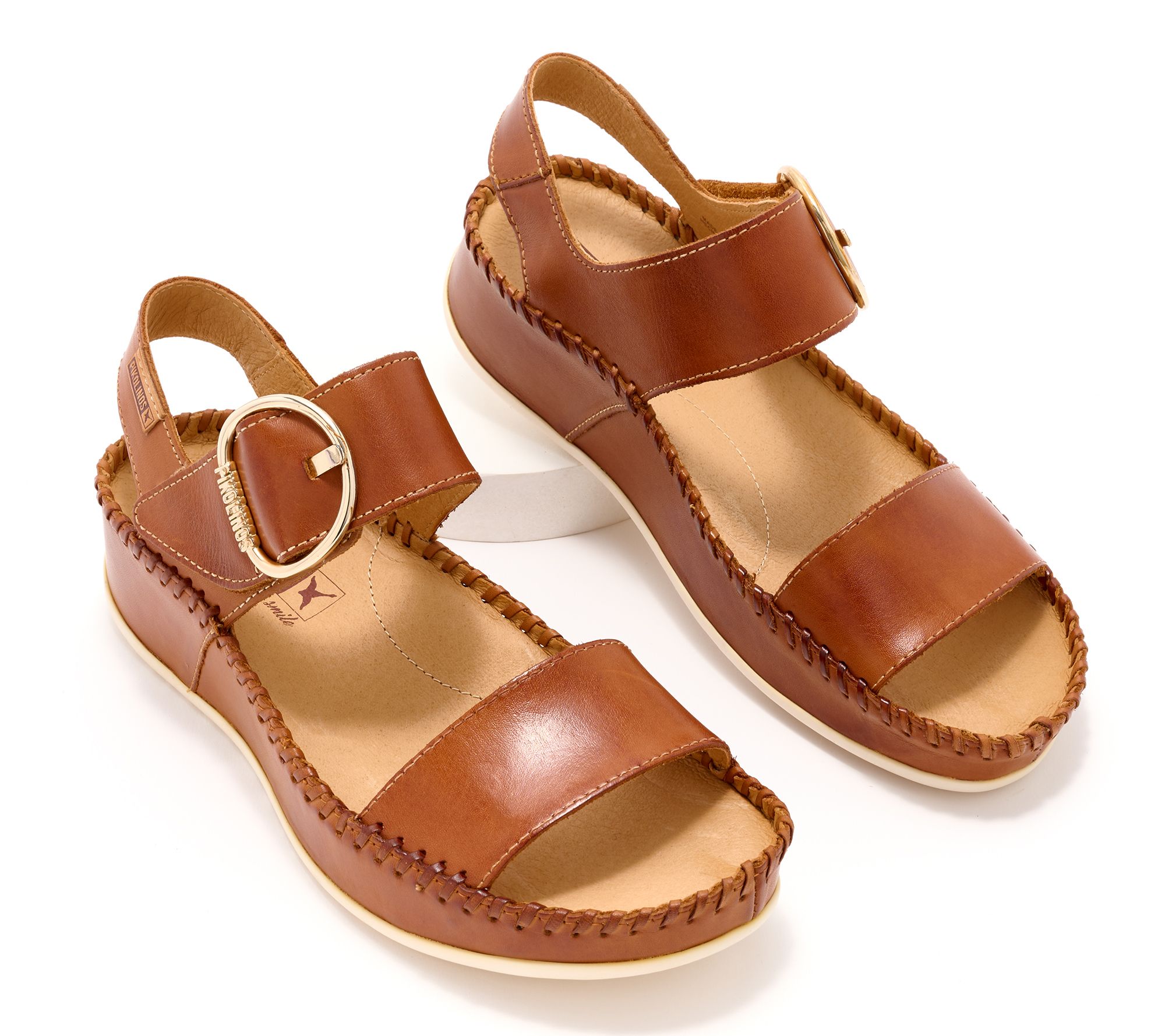 As Is Pikolinos Leather Sandals- Marina