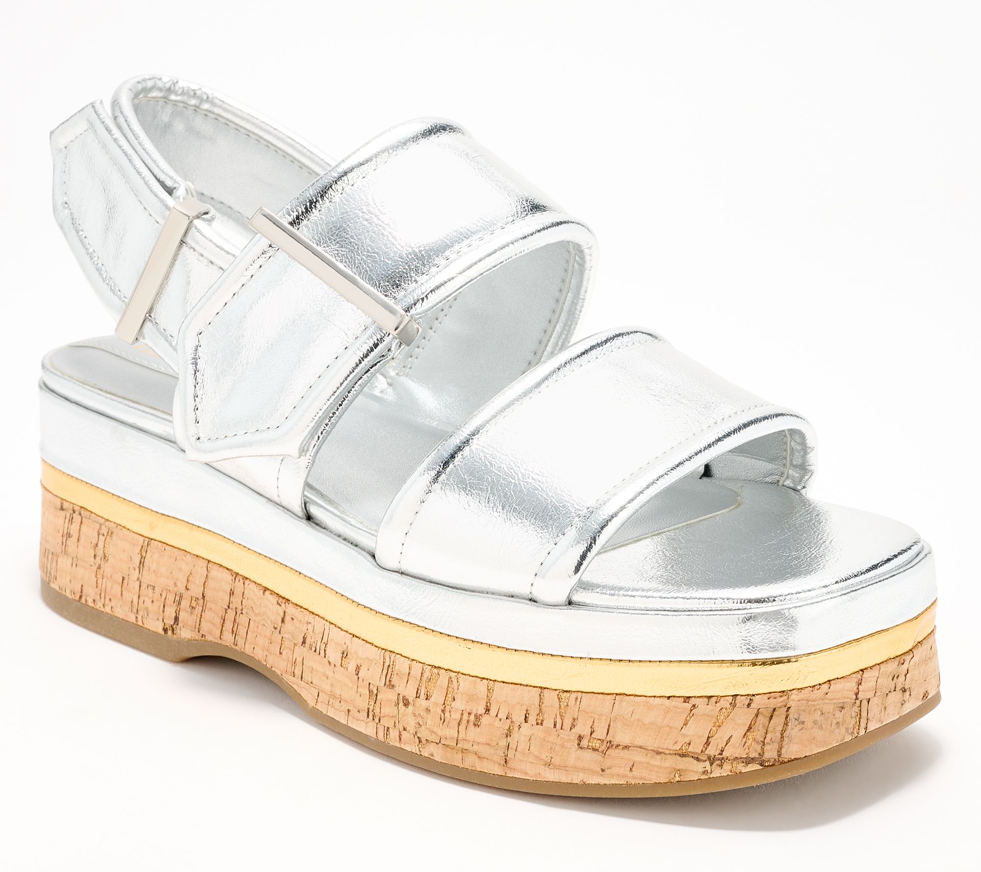 Franco Sarto Adjustable Platform Sandals - Piper