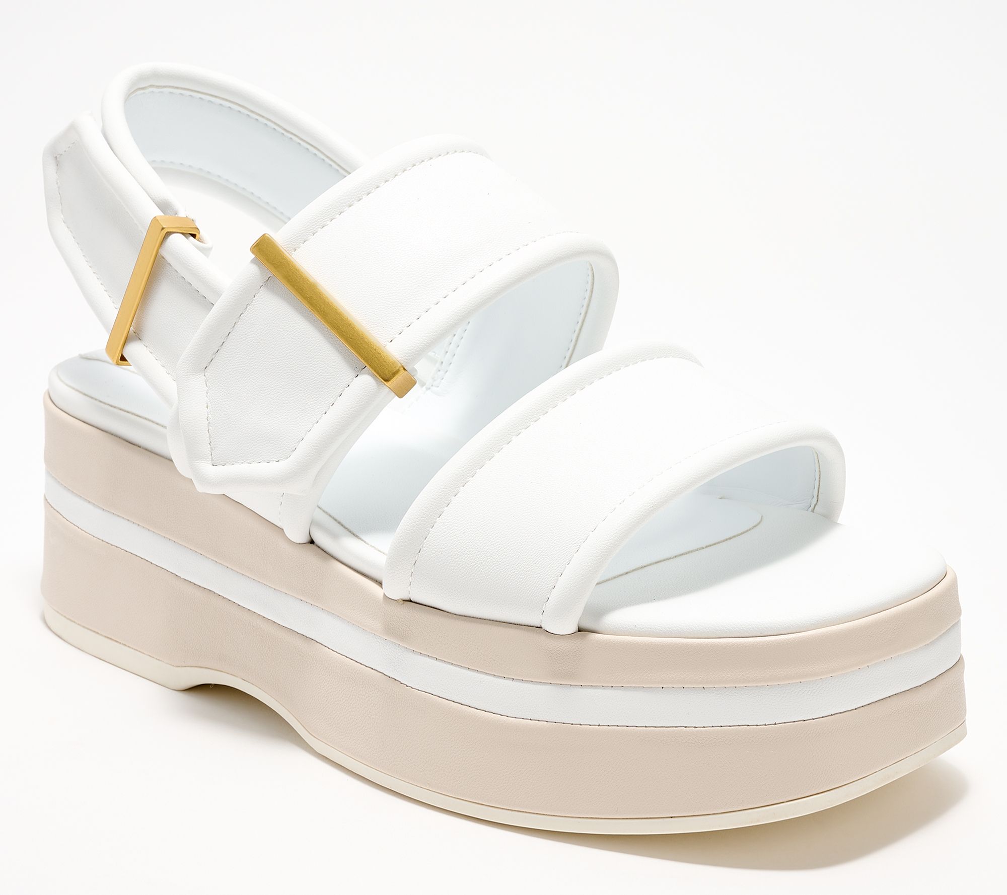 Franco Sarto Adjustable Platform Sandals - Piper