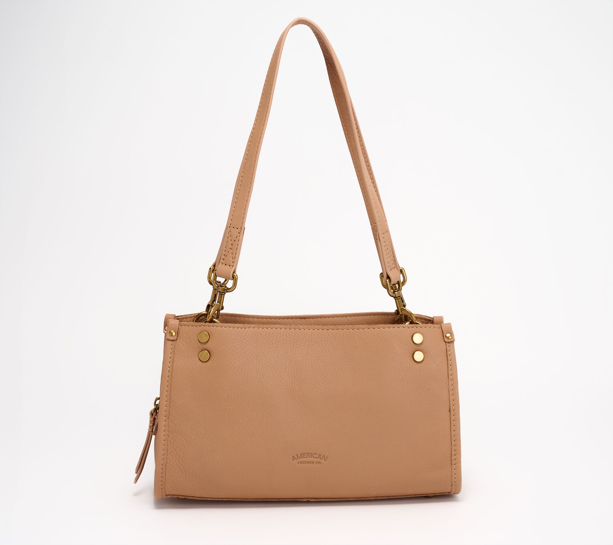 American Leather Co. Lenox Triple Entry Shoulder Bag