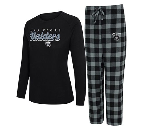 NFL Officially Licensed Women's Long Sleeve Tee Pajama Set