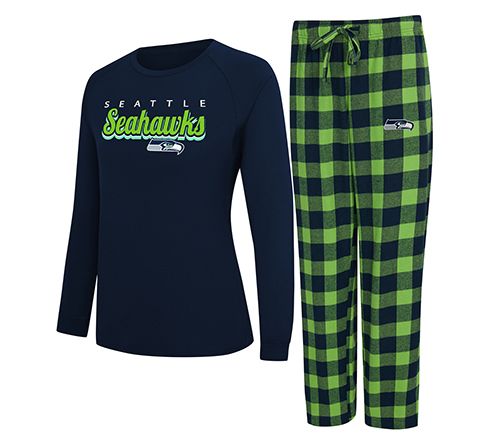 NFL Officially Licensed Women's Long Sleeve Tee Pajama Set