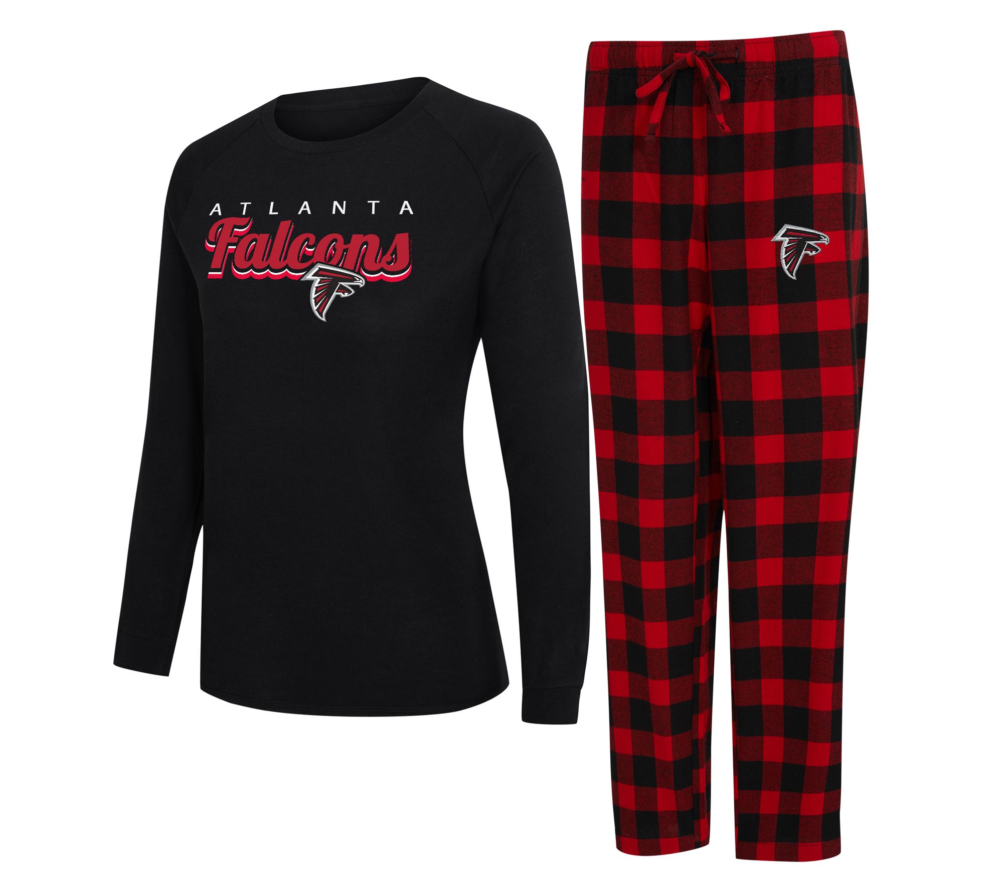 NFL Officially Licensed Women's Long Sleeve Tee Pajama Set