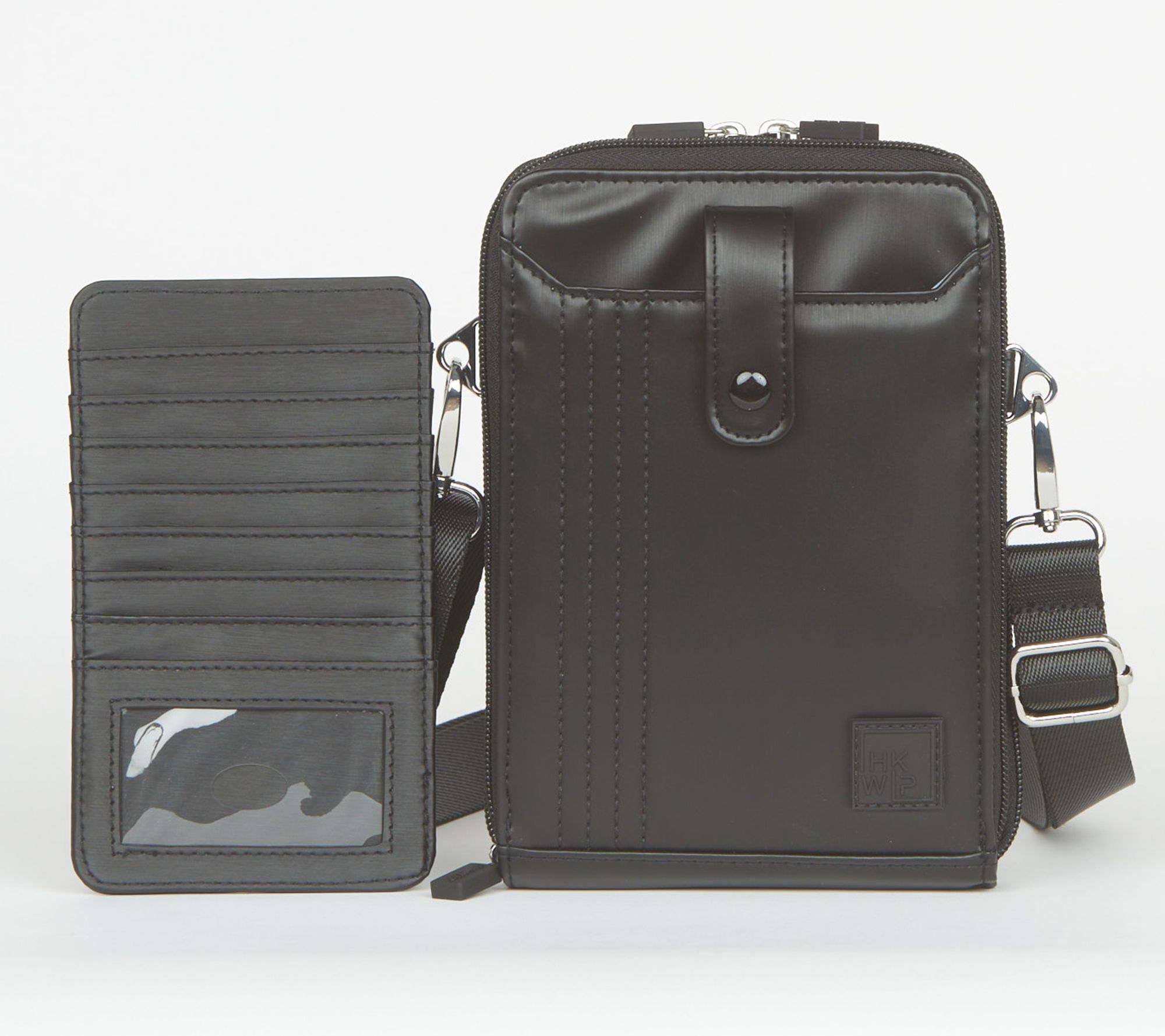 "As Is" IHKWIP Duet North/ South RFID Wallet Card Case Crossbody