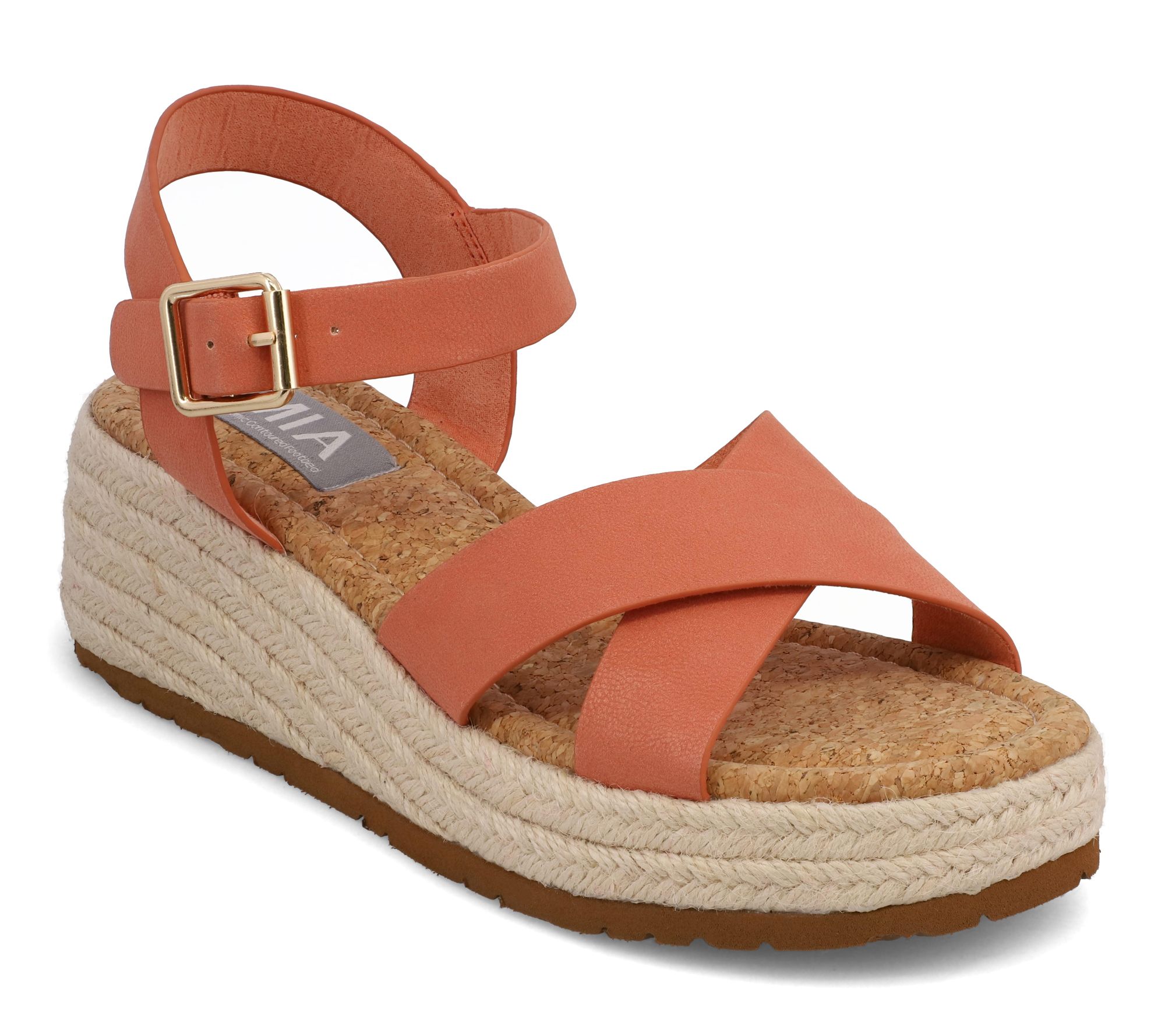 MIA Shoes Wedge Sandals - Nikky