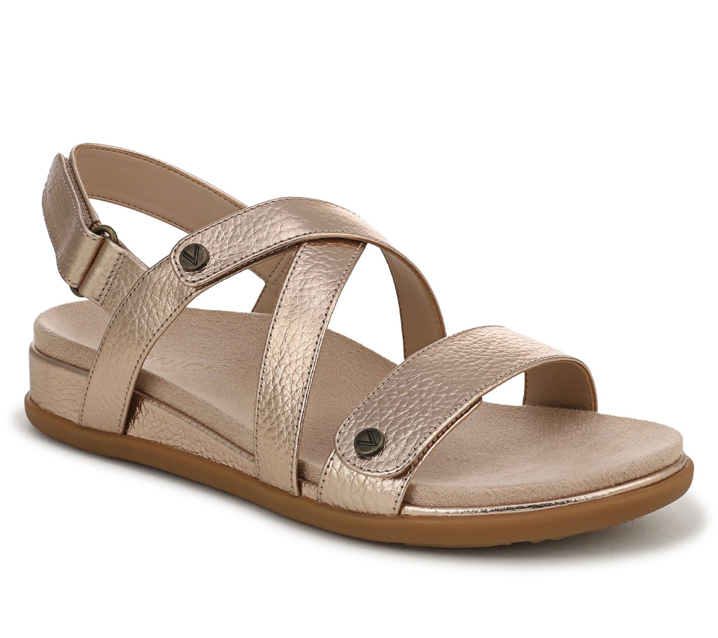 Vionic Leather Strappy Sandals - Cypress