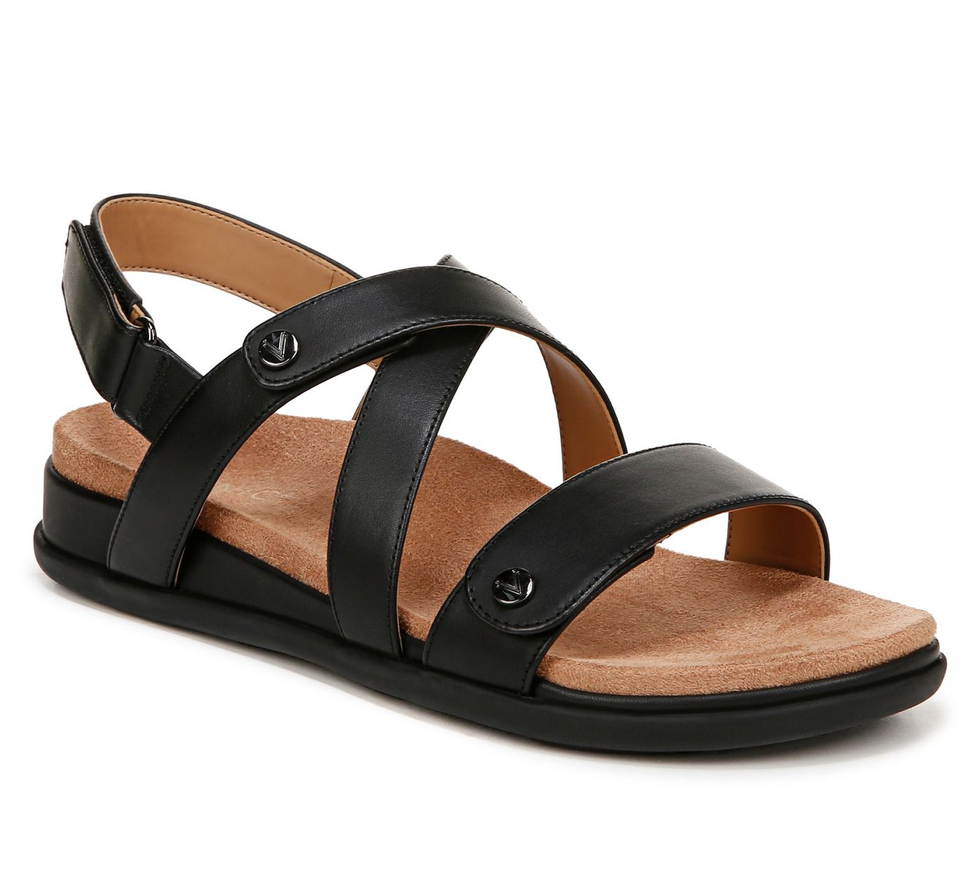 Vionic Leather Strappy Sandals - Cypress
