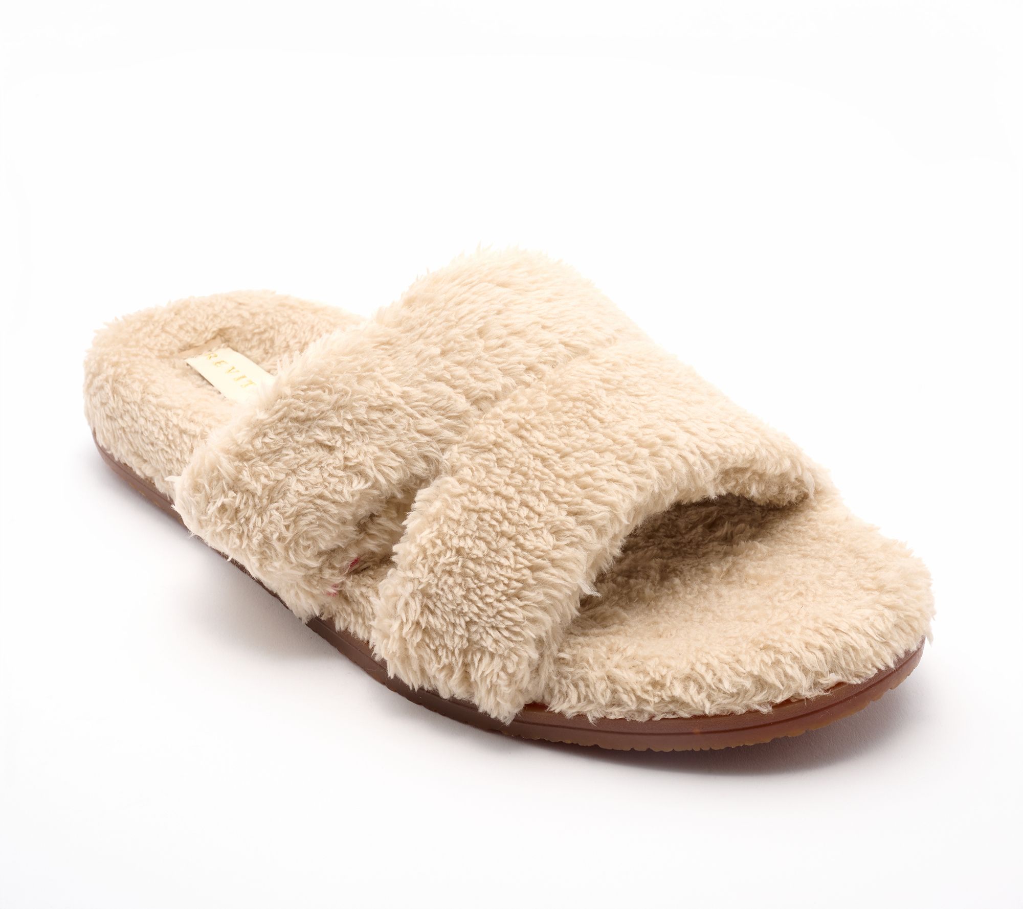 Revitalign Orthotic Faux Fur Adjustable Slippers-Callie