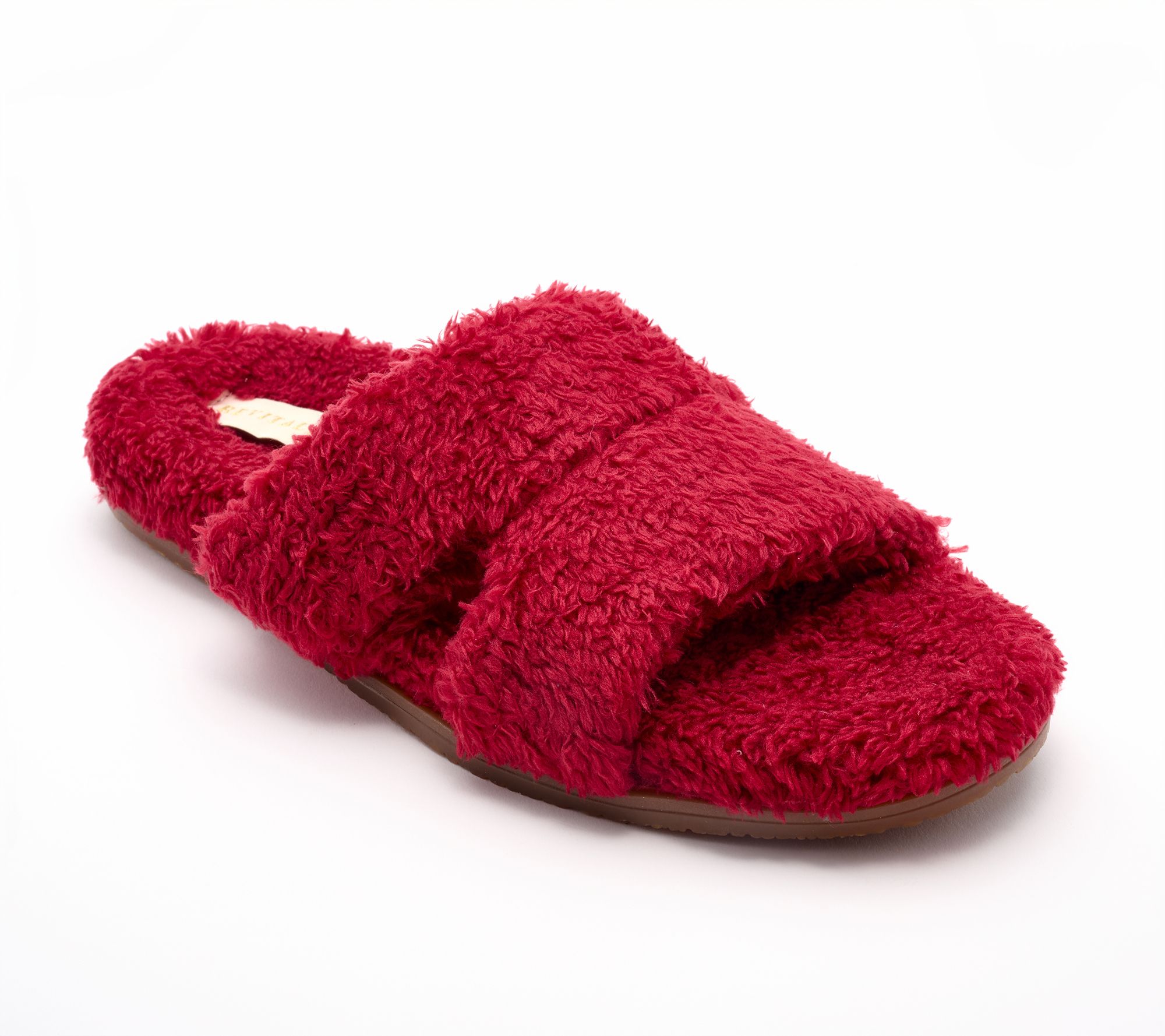 Revitalign Orthotic Faux Fur Adjustable Slippers-Callie