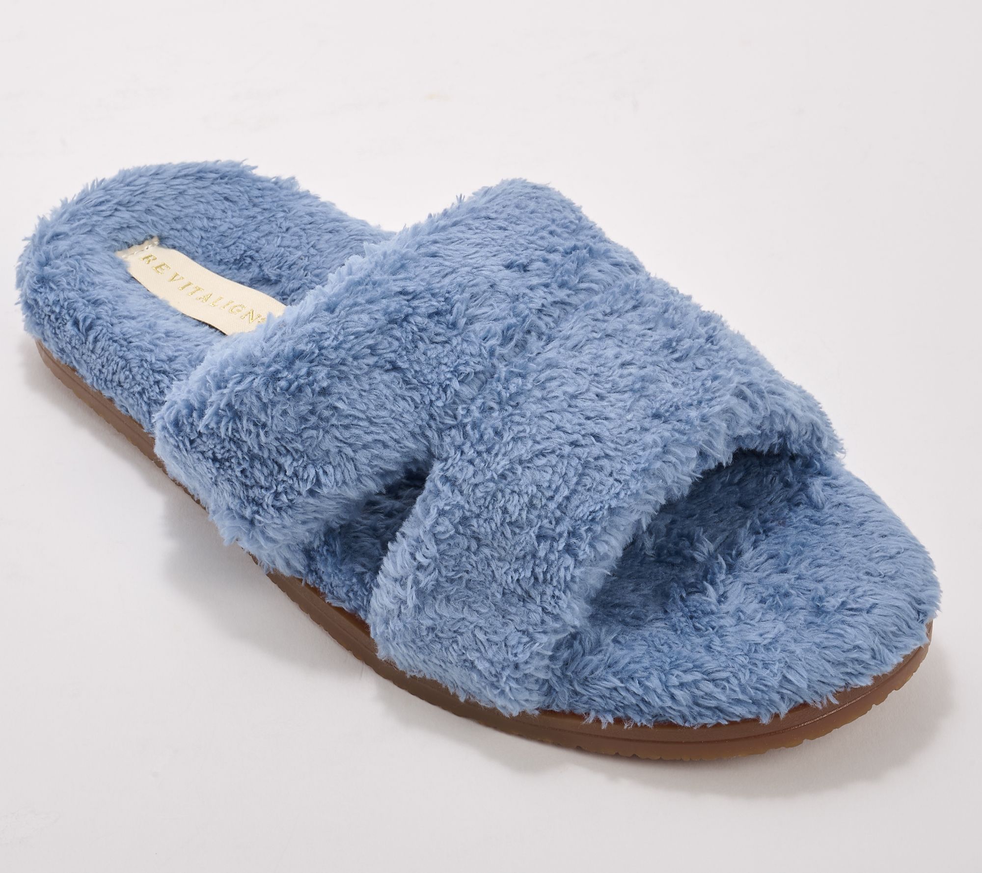 Revitalign Orthotic Faux Fur Adjustable Slippers-Callie