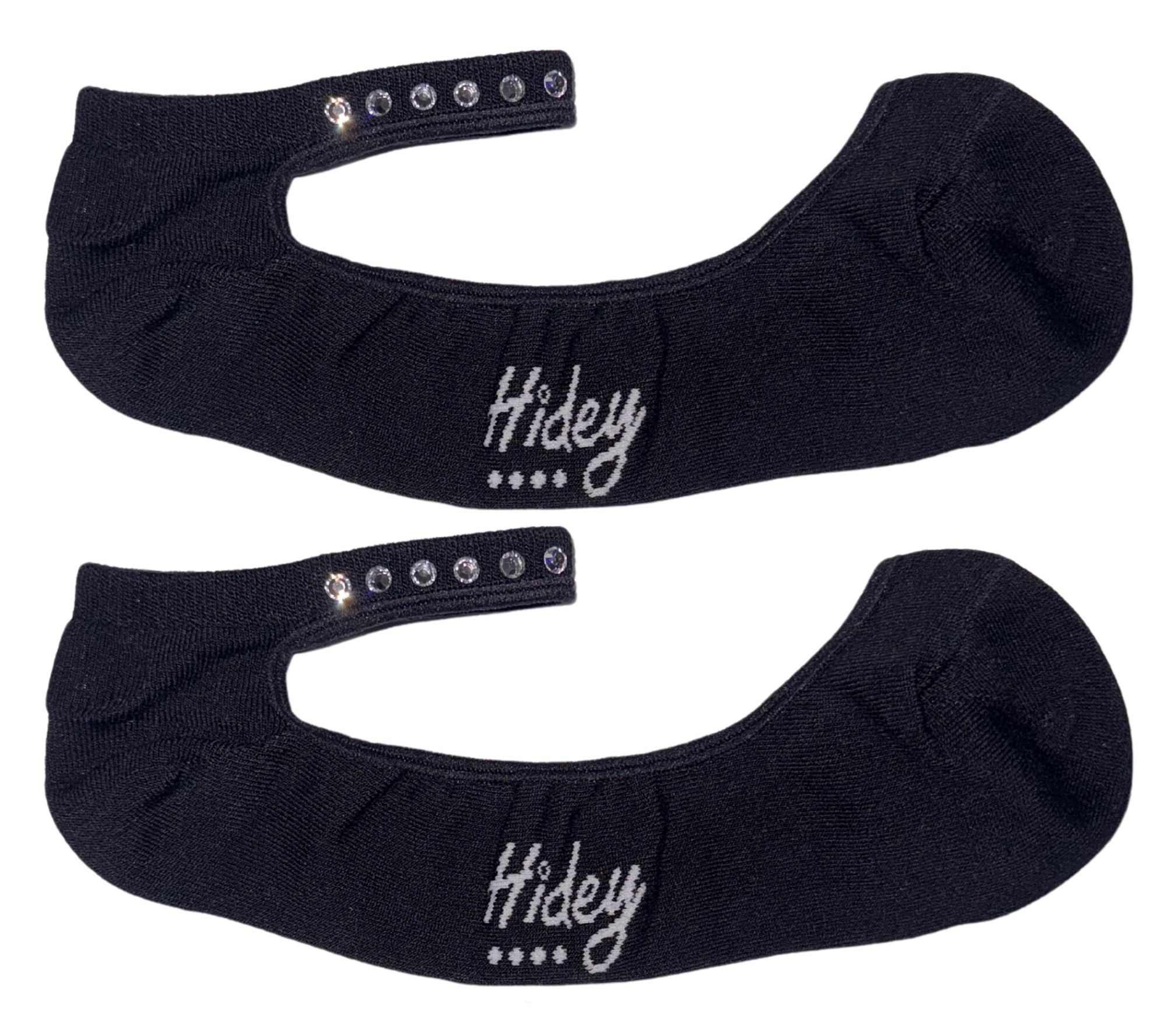 Hidey Socks Crystal Anklet Bamboo Liner Socks
