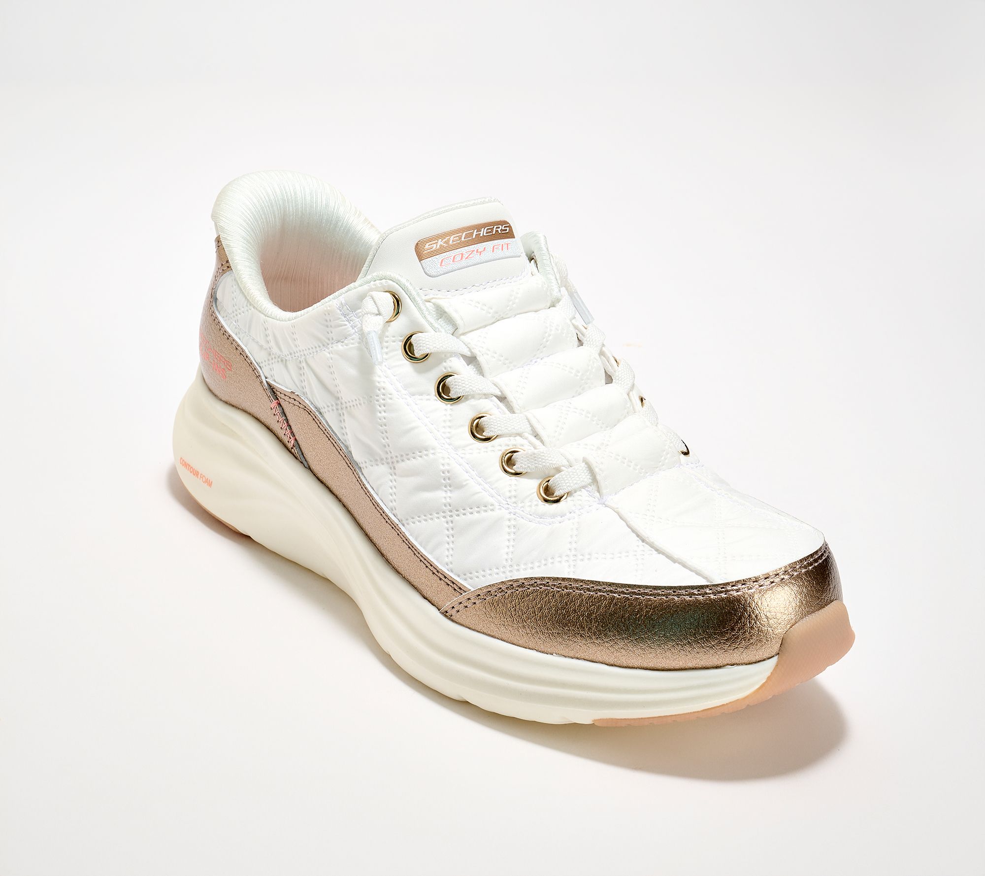 Skechers Slip-ins Cozy Fit Metallic Sneakers