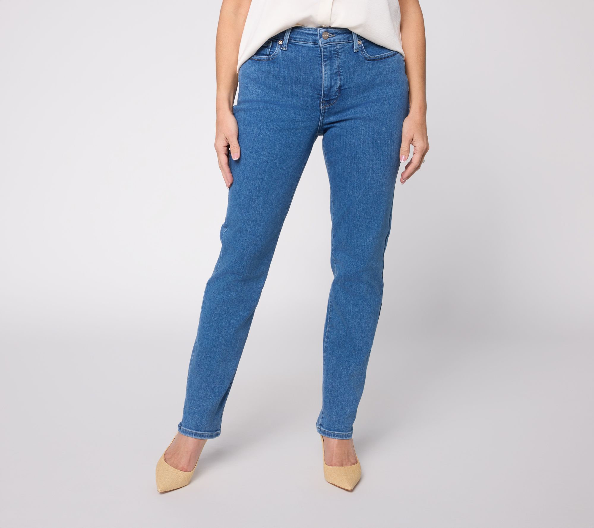 NYDJ Sheri Slim Petite Full Length Jeans