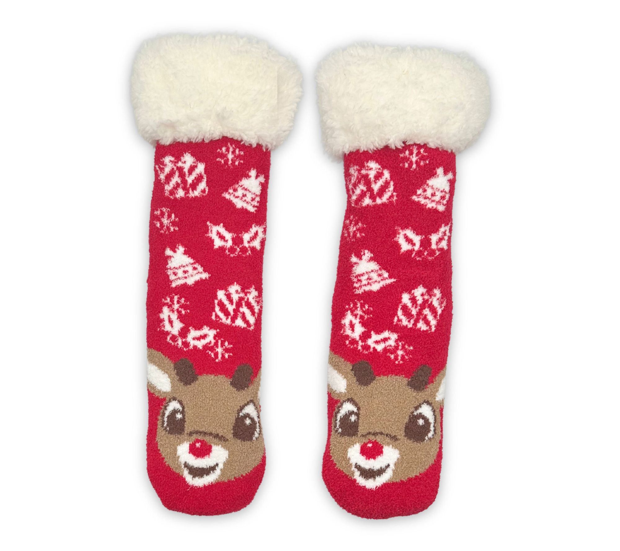 Holiday Character Cozy Sock Warmer with Non-Skid Sole