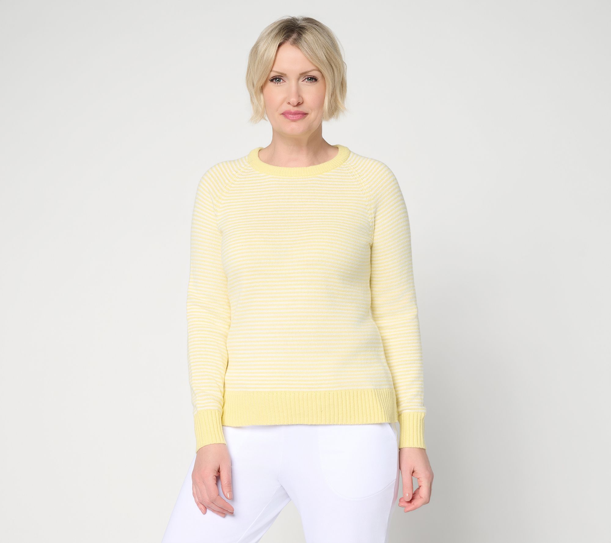 Belle by Kim Gravel Nod to Nautical Raglan Sleeve Sweater