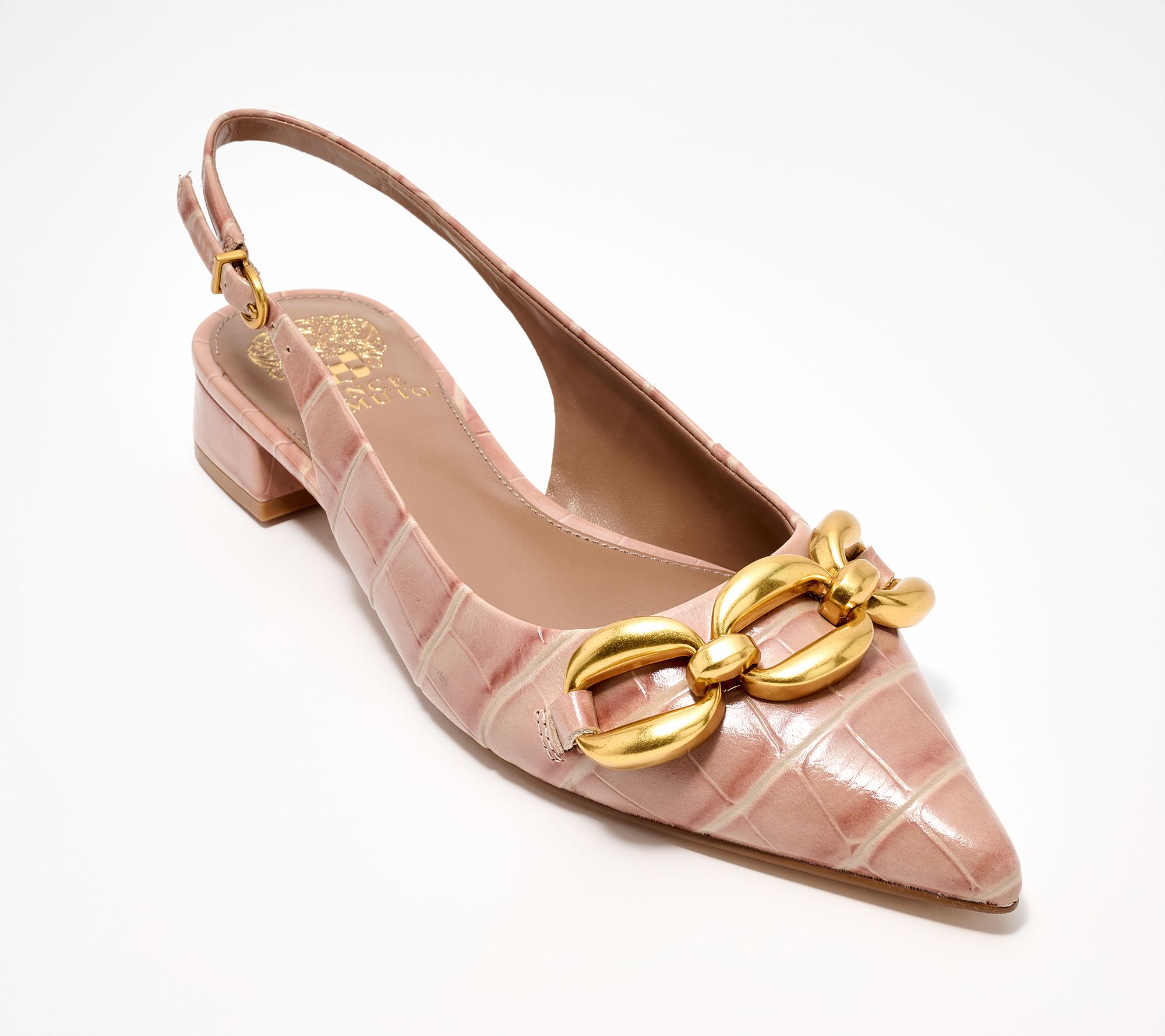 "As Is" Vince Camuto Kitten Slingback Pumps Valiey-C