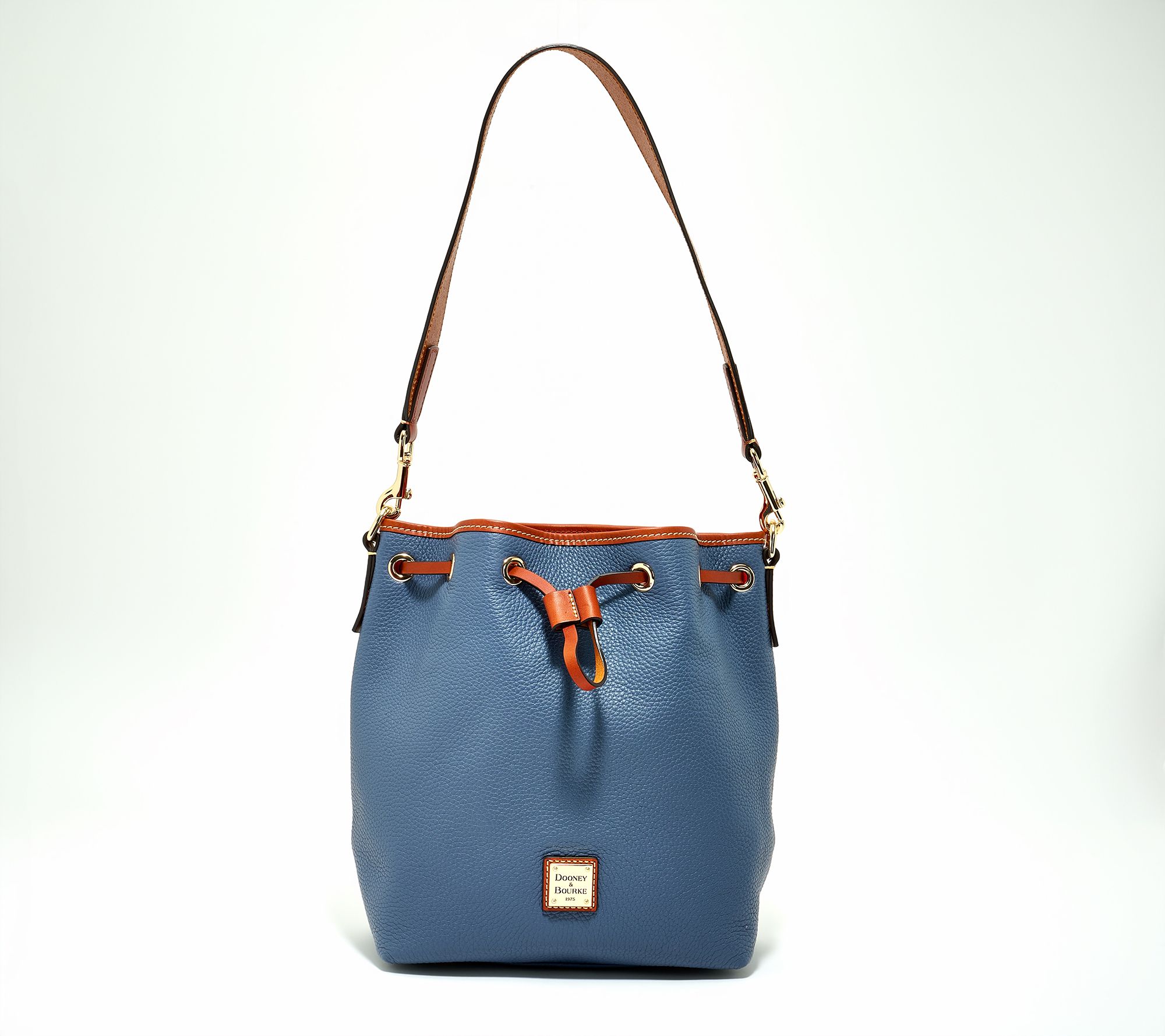 "As Is" Dooney & Bourke Pebble Leather Drawstring Bag