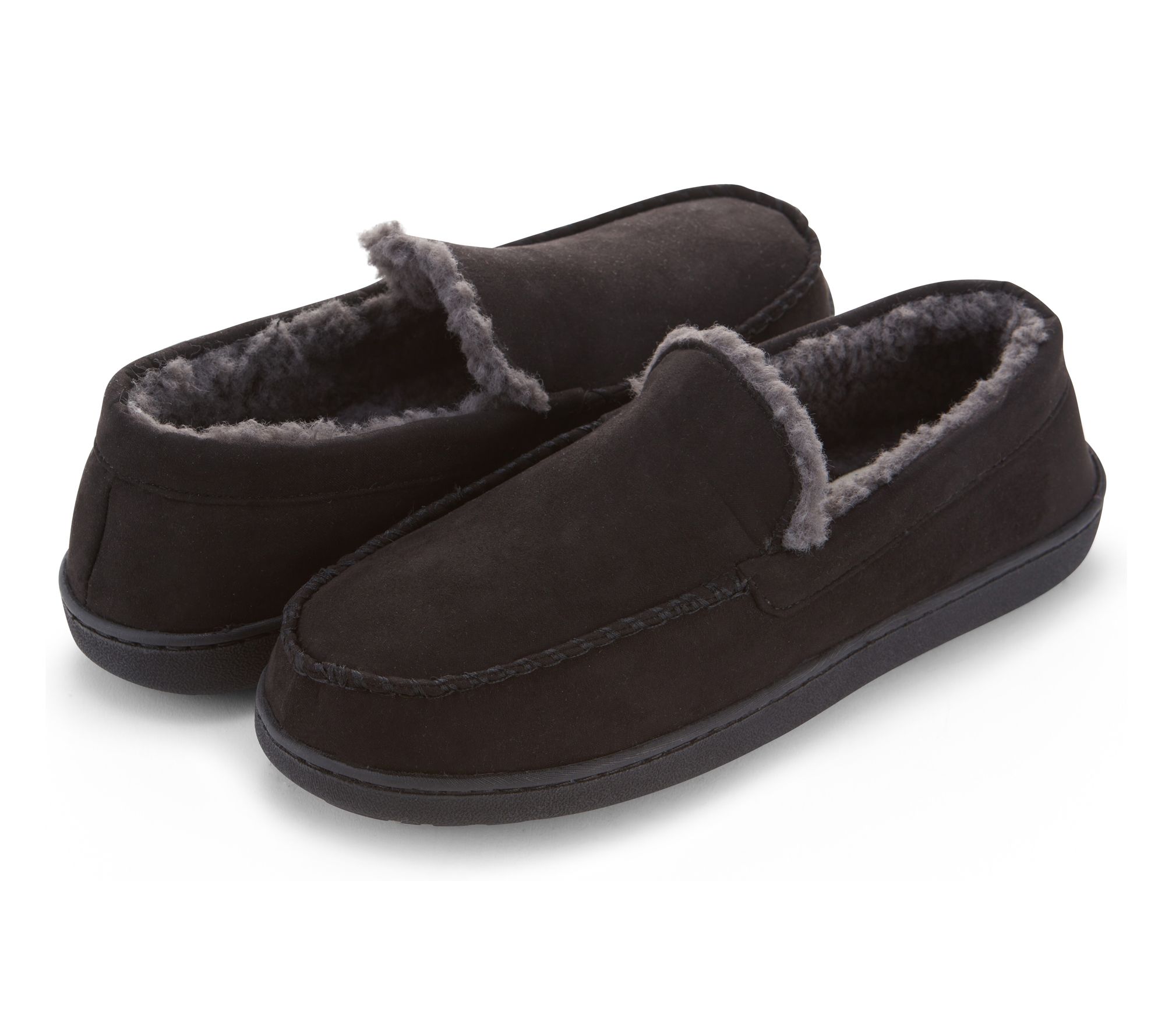 Floopi Men's Classic Microsuede Moccasin Slipper