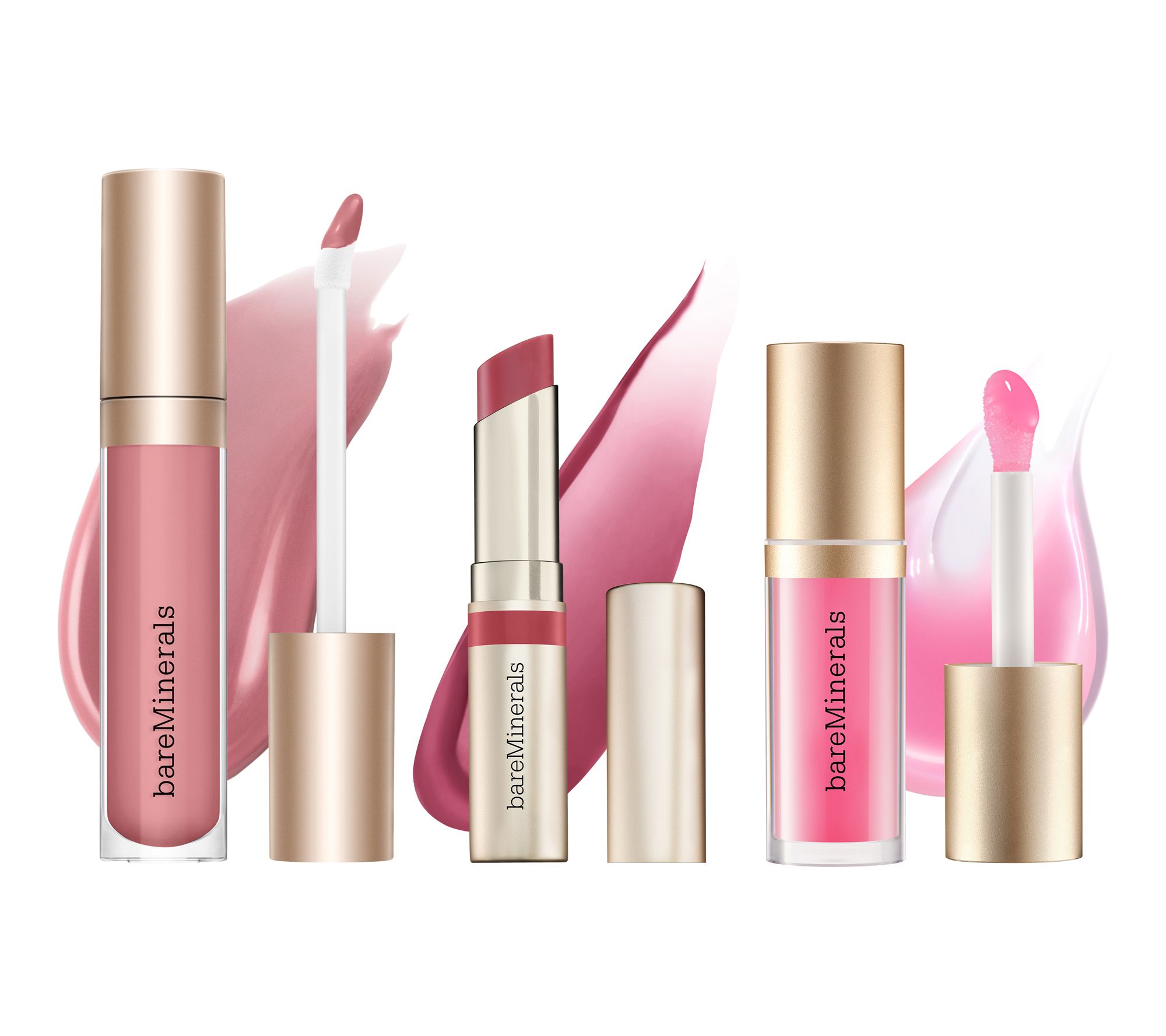 bareMinerals Get Your Gloss On 3 pc Lip Kit