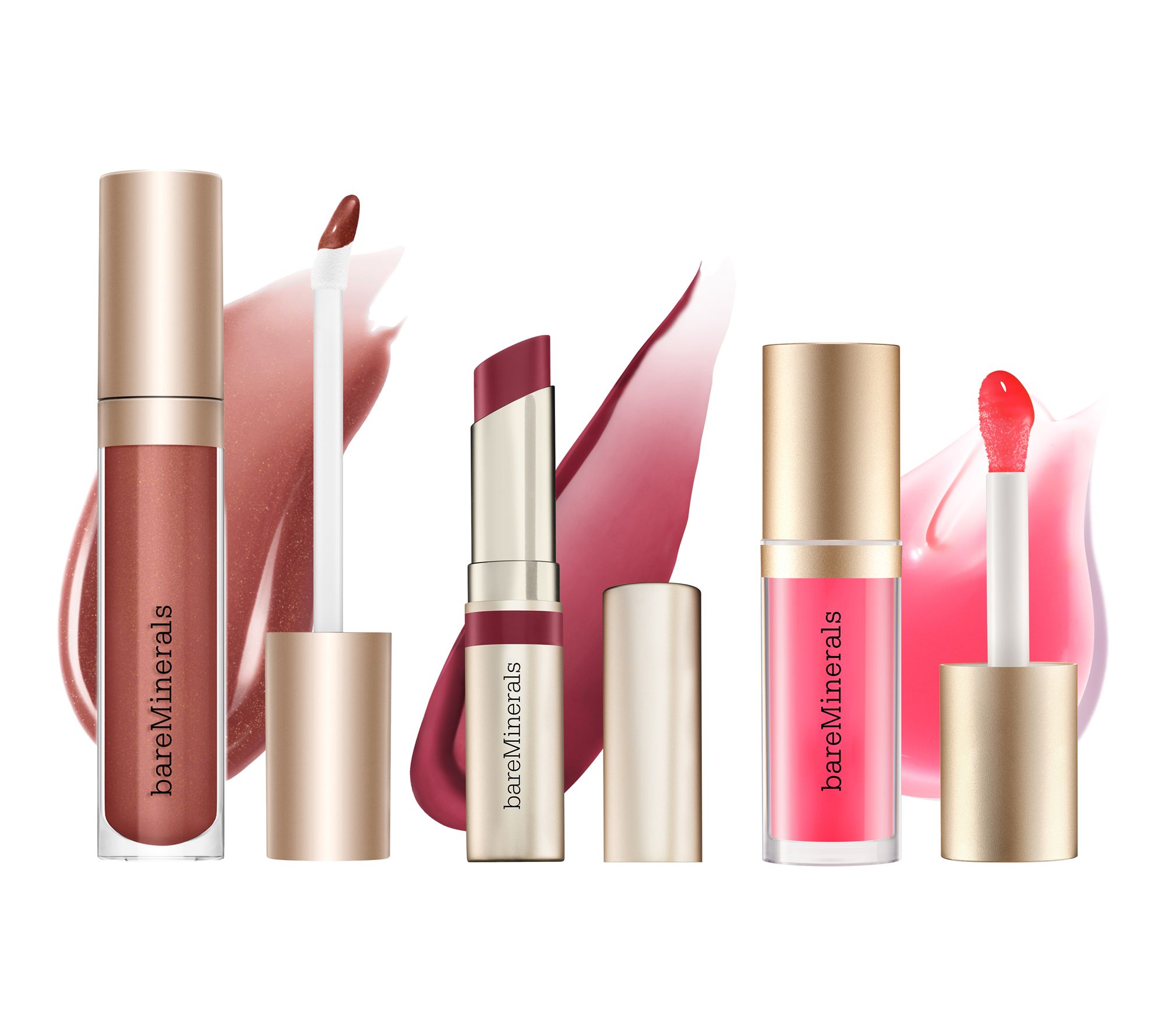 bareMinerals Get Your Gloss On 3 pc Lip Kit