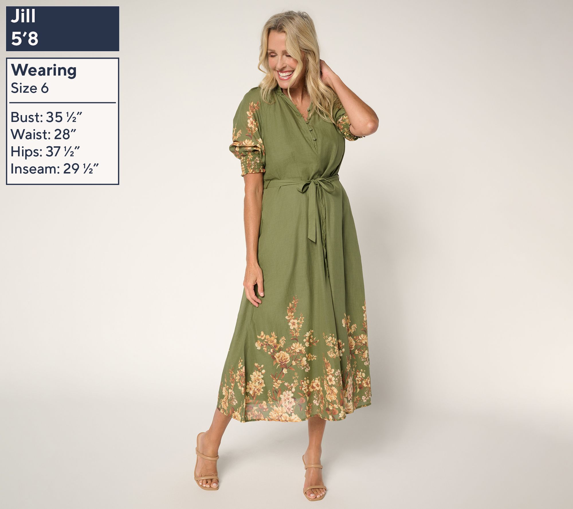 pioneer woman dresses The Smocked Waist Maxi Dress, Women's and Women's Plus, Sizes XS-3X From Butterick 4570 out The Pioneer Woman. - Brandclub