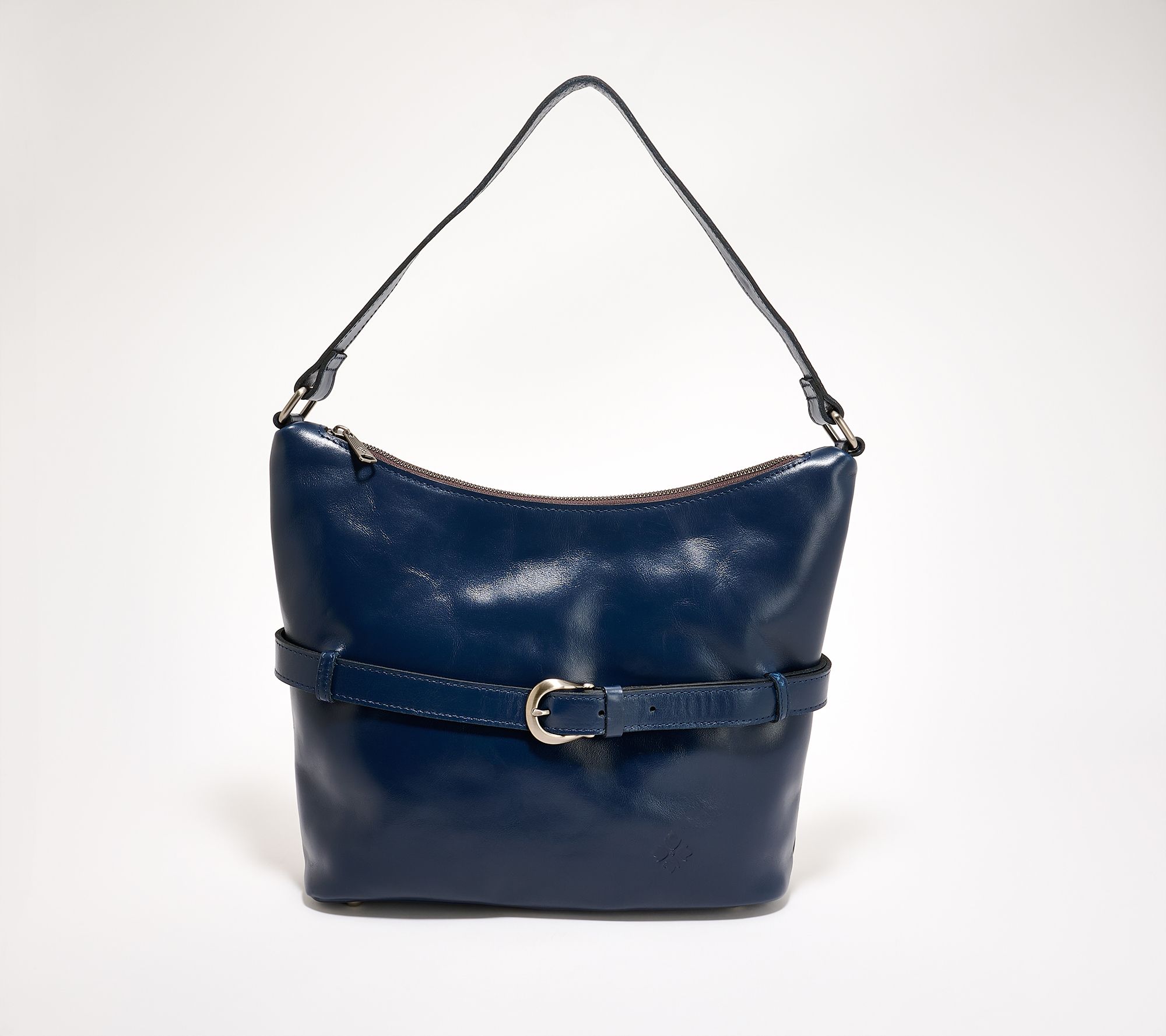 "As Is" Patricia Nash Leather Elini Belted Hobo