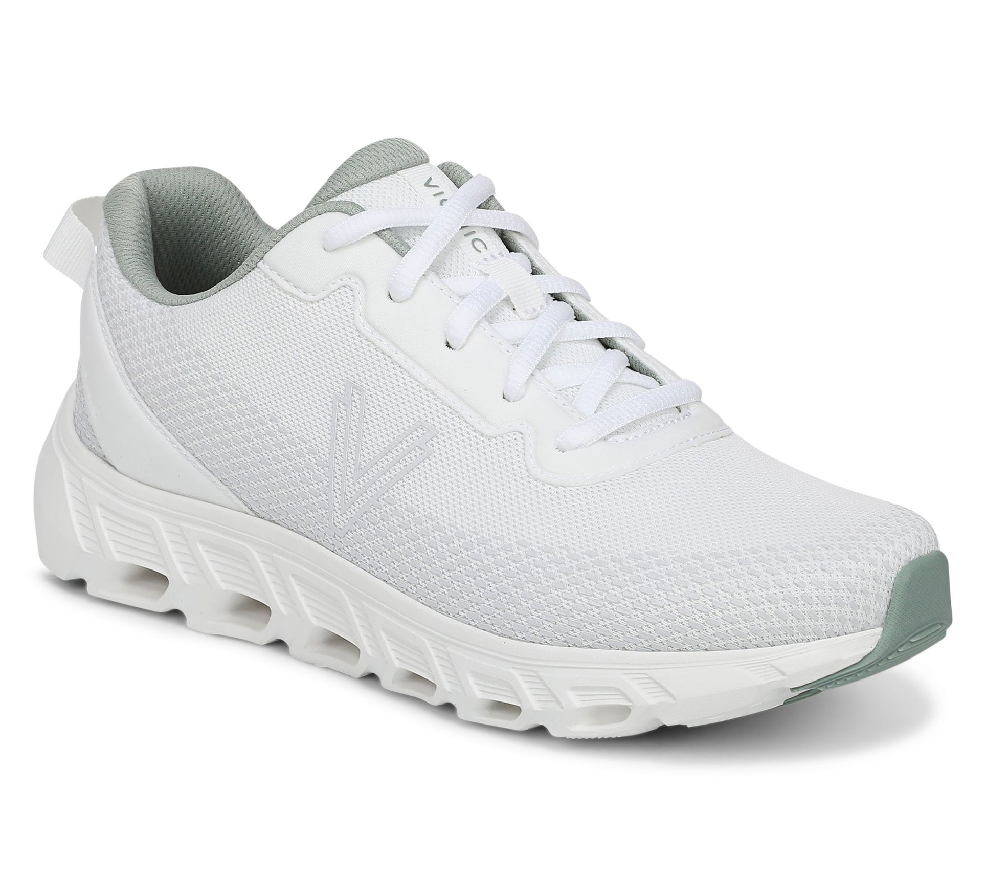 Vionic Mesh Lace Up Walking Sneakers - Priscilla