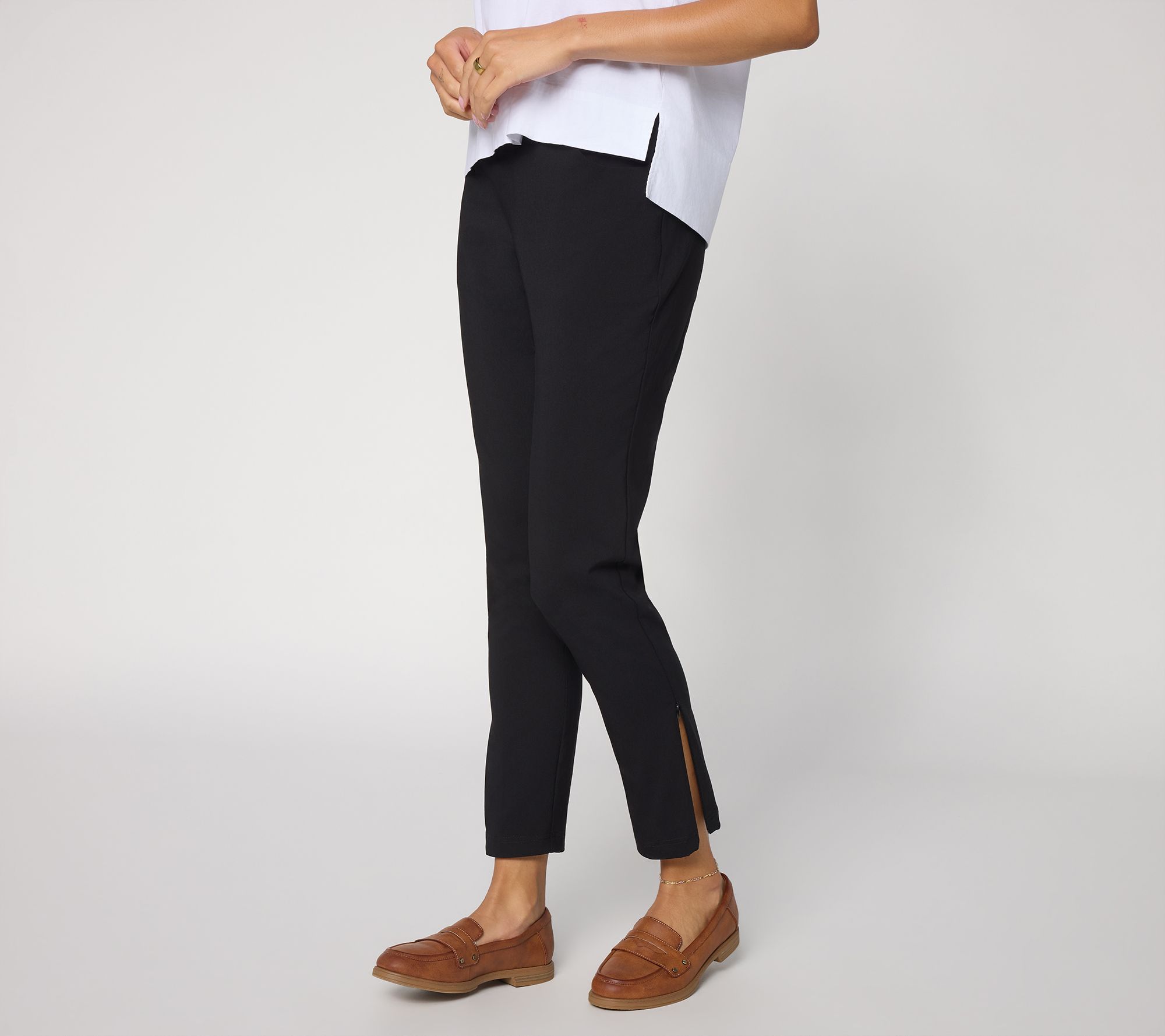 Ree by The Pioneer Woman Petite Slim Straight Trouser Pants