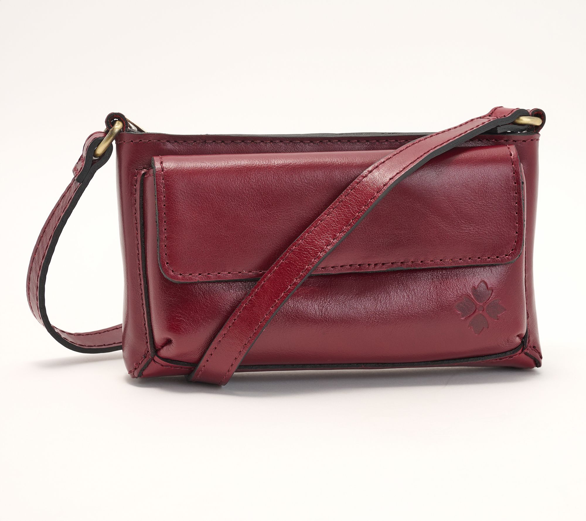 "As Is" Patricia Nash Leather Dovera Phone Crossbody