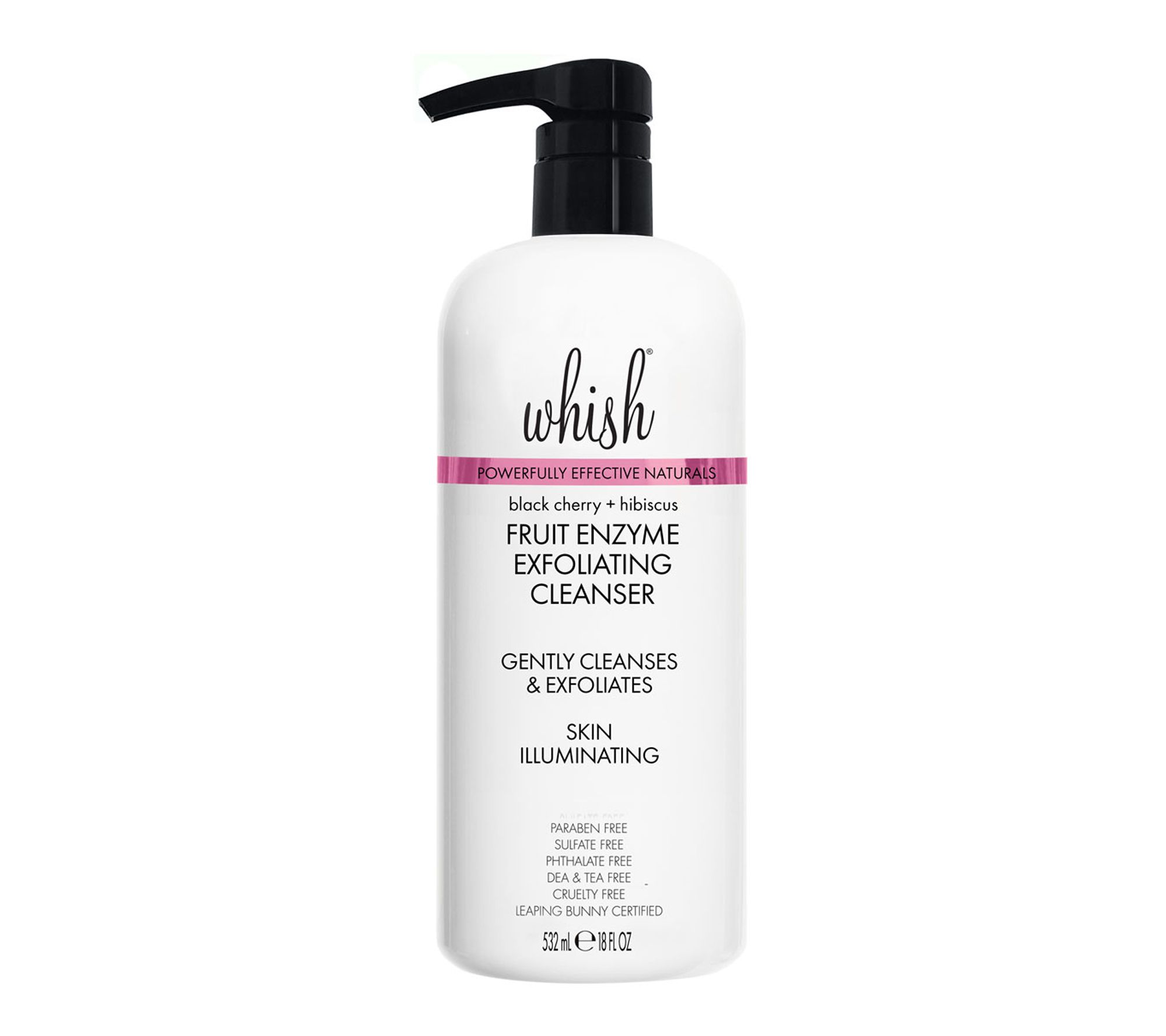 Whish 18oz Fruit Enzyme Exfoliating Cleanser