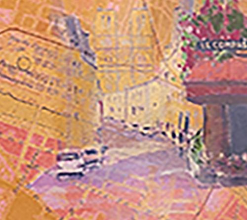 Paris Map Print