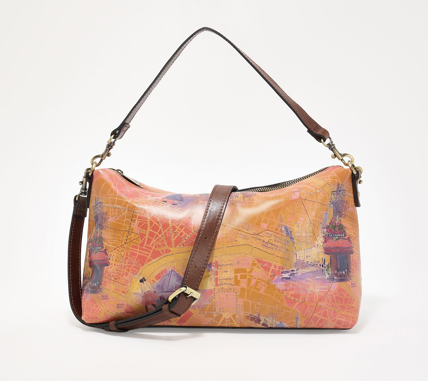 "As Is" Patricia Nash Maura Crossbody in Leather or Suede