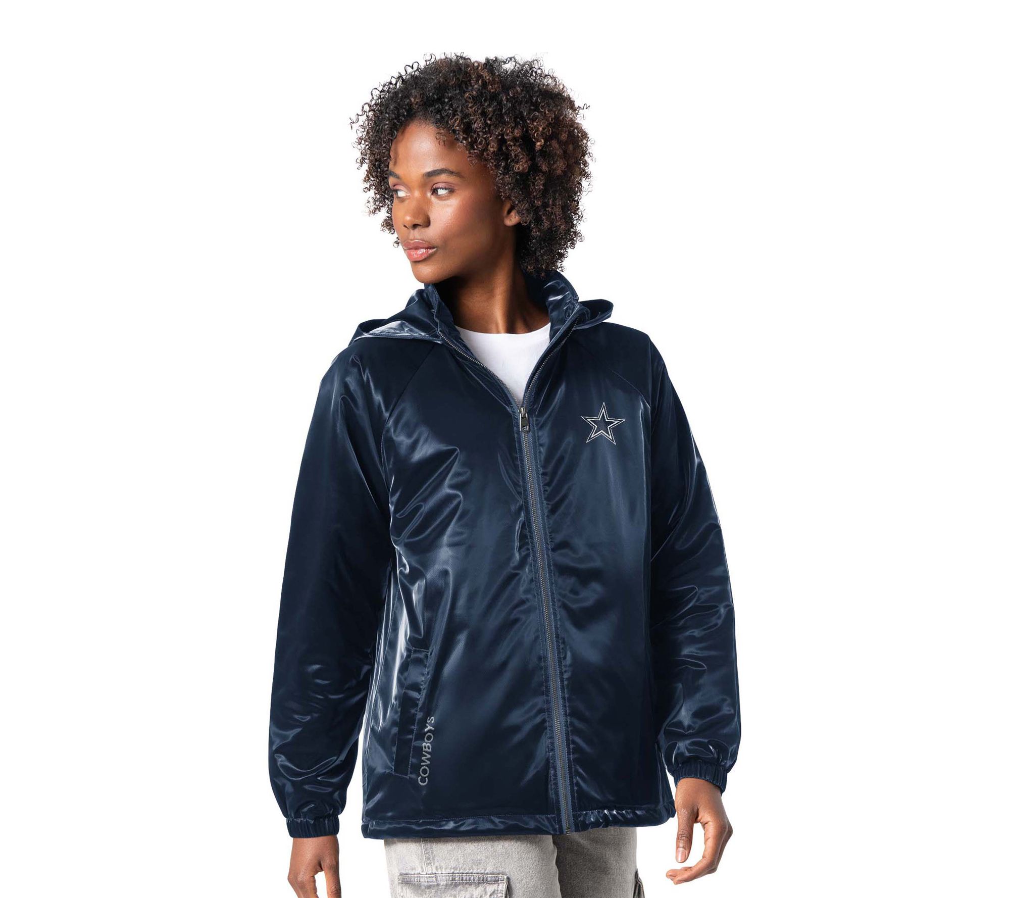 NFL Officially Licensed Dallas Women's Rain Full Zip Parka
